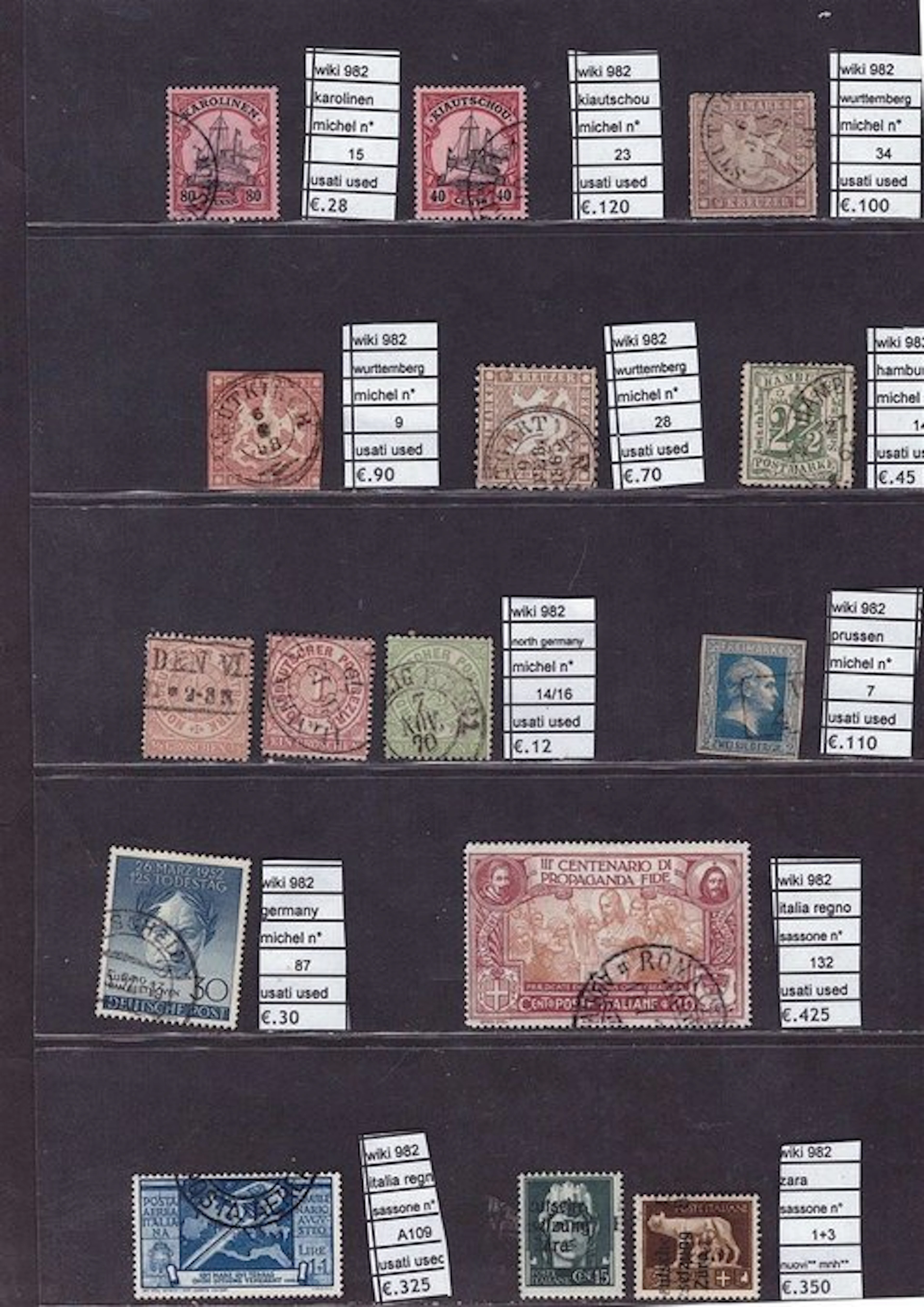 World 1850 - Beautiful lot of classic Italian stamps +...