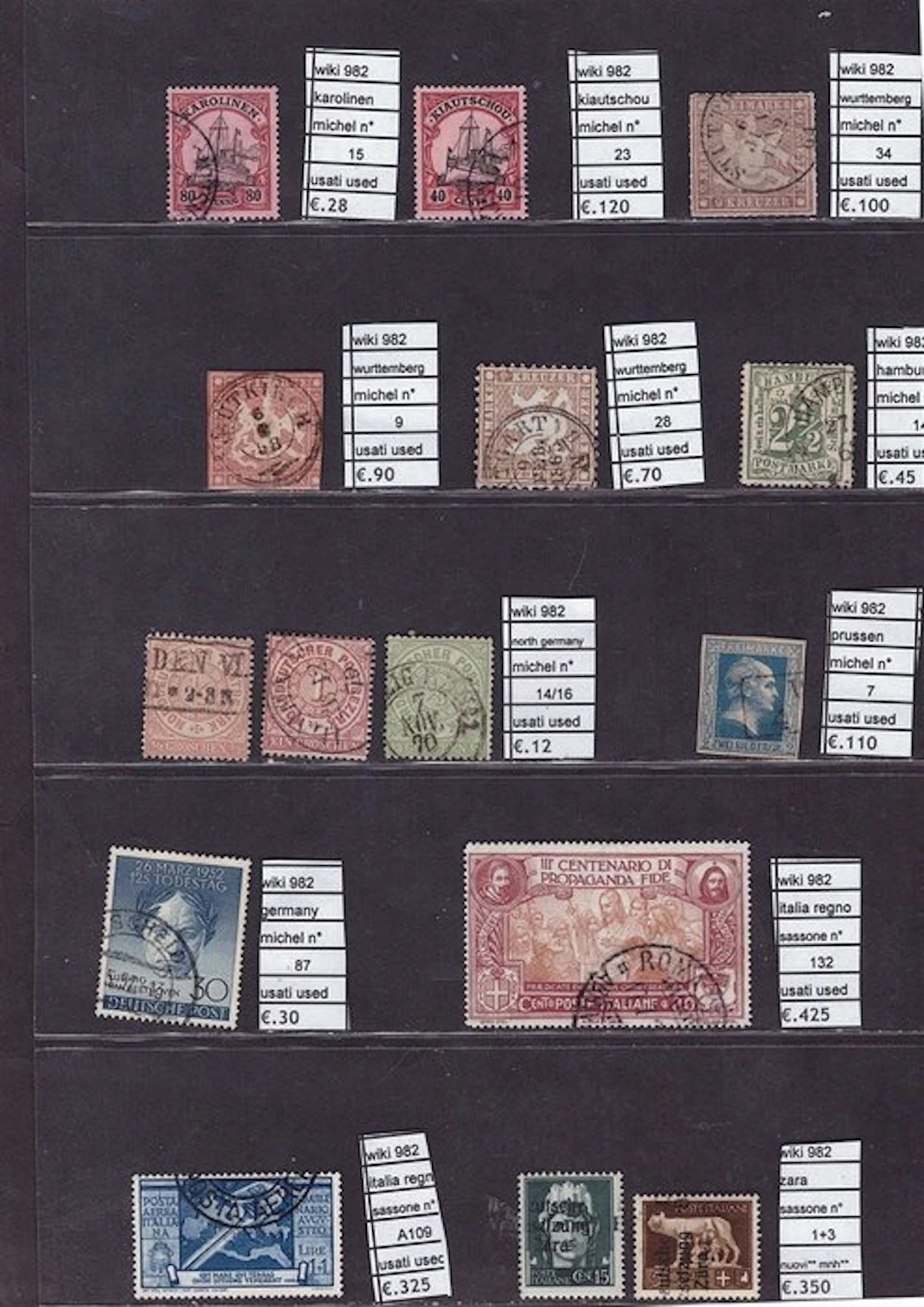 World 1850 - Beautiful lot of classic Italian stamps +...