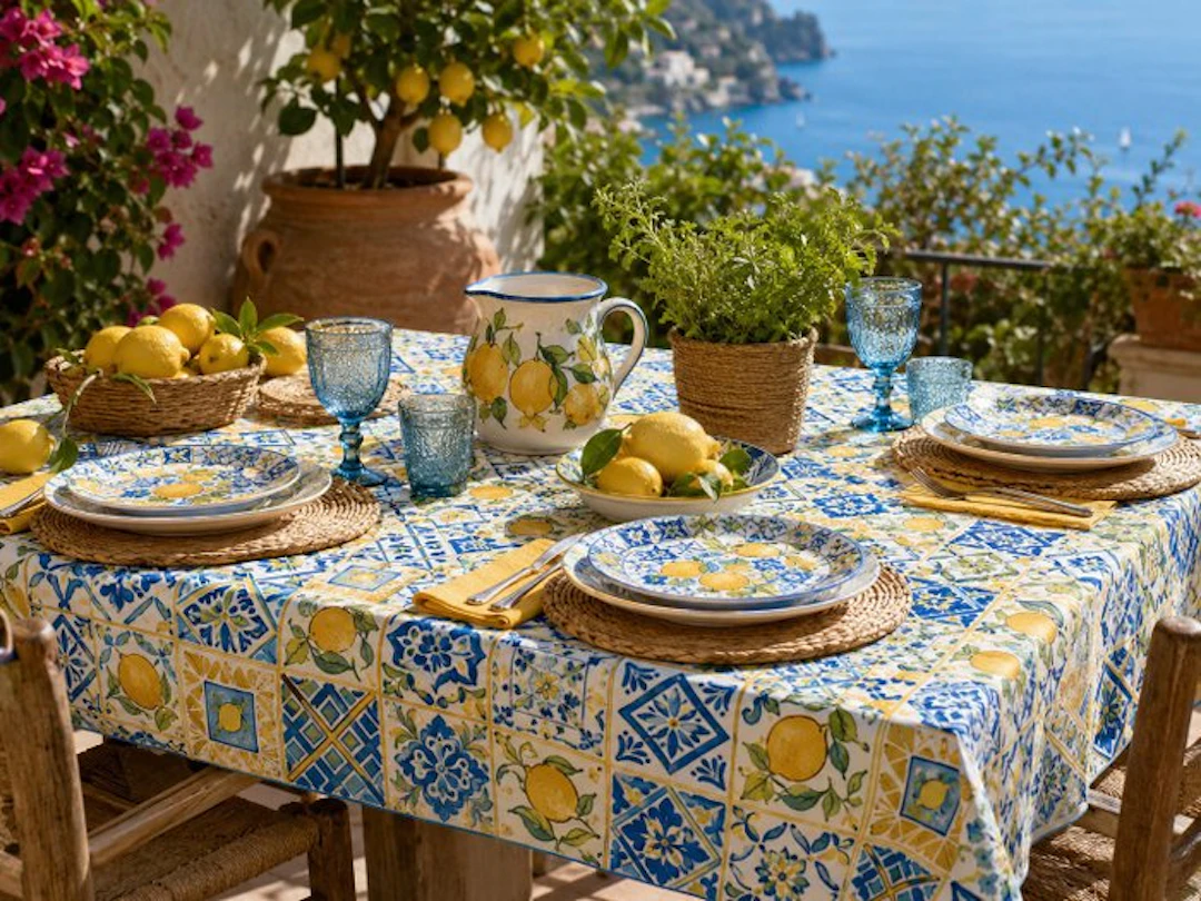Elegant tablecloth for large banquets