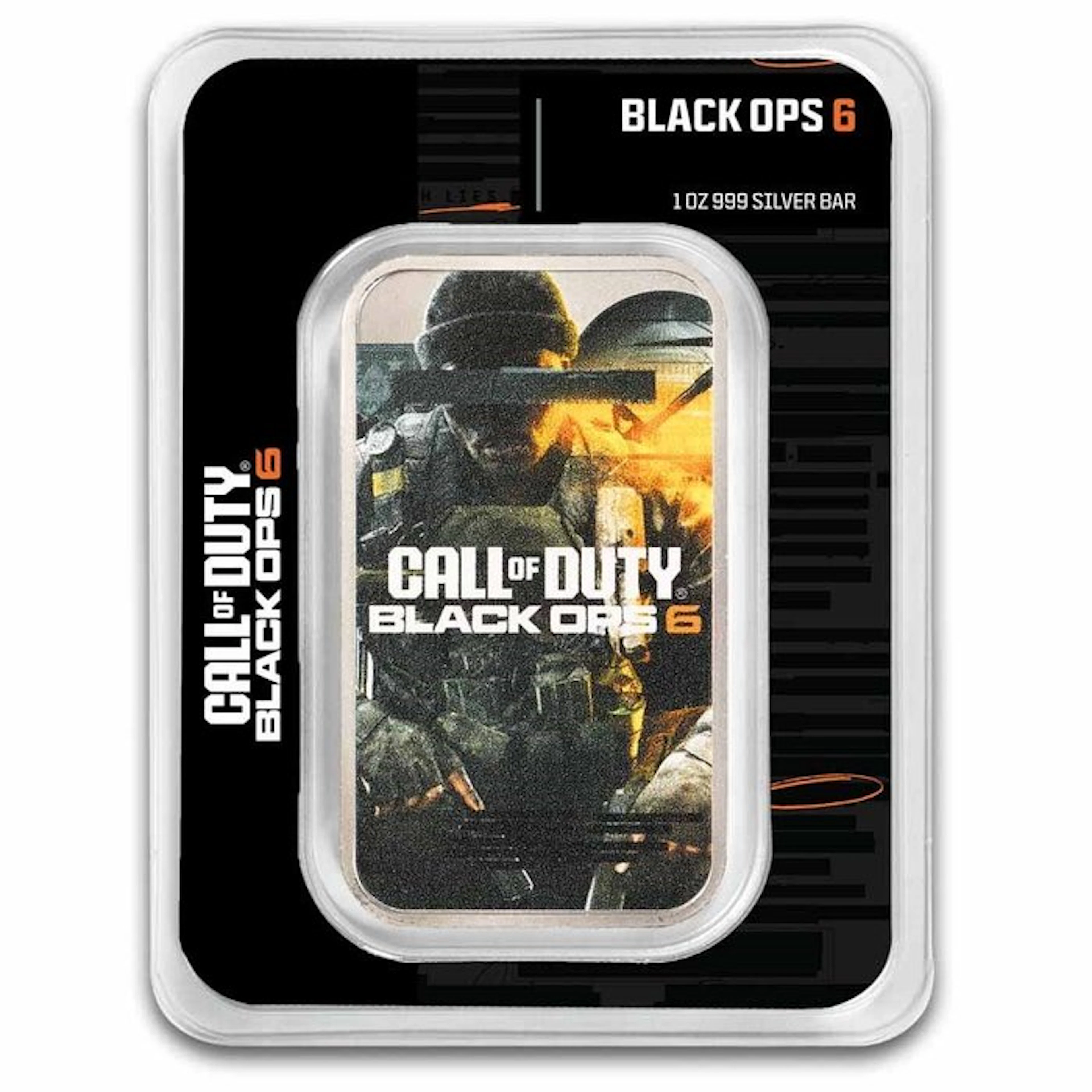 World. Silver bar Call of Duty(TM) Black OPS 6 - 1 Oz