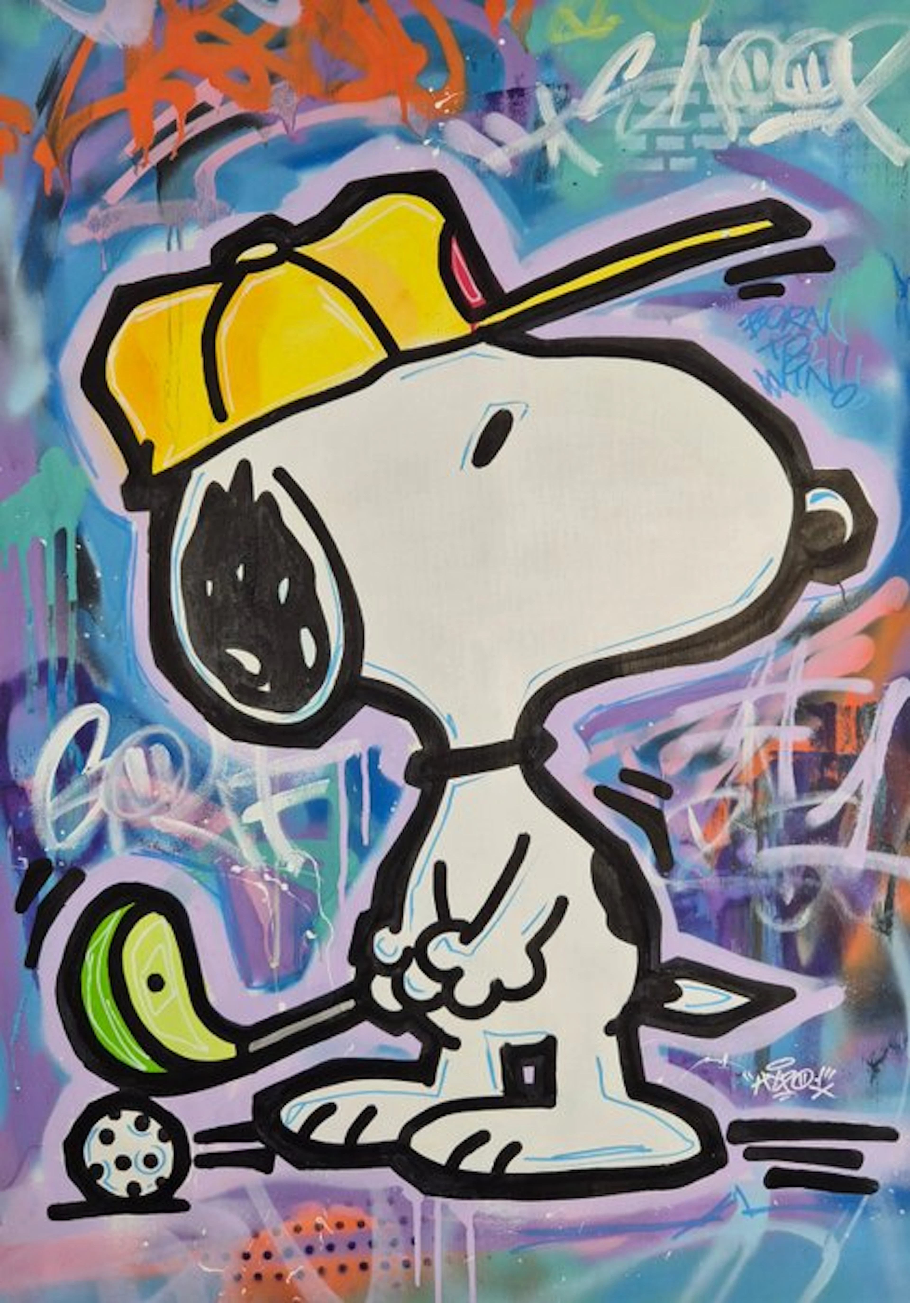 Hipo (1988) - Snoopy - Born to Win - XL Unique Work