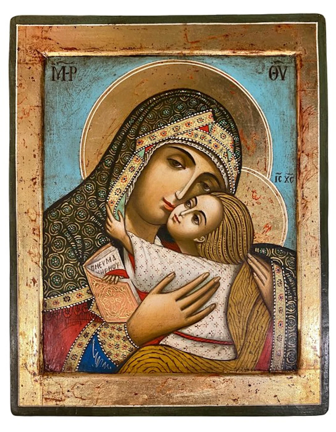 Icon - Mother of God - Wood - Hand-painted