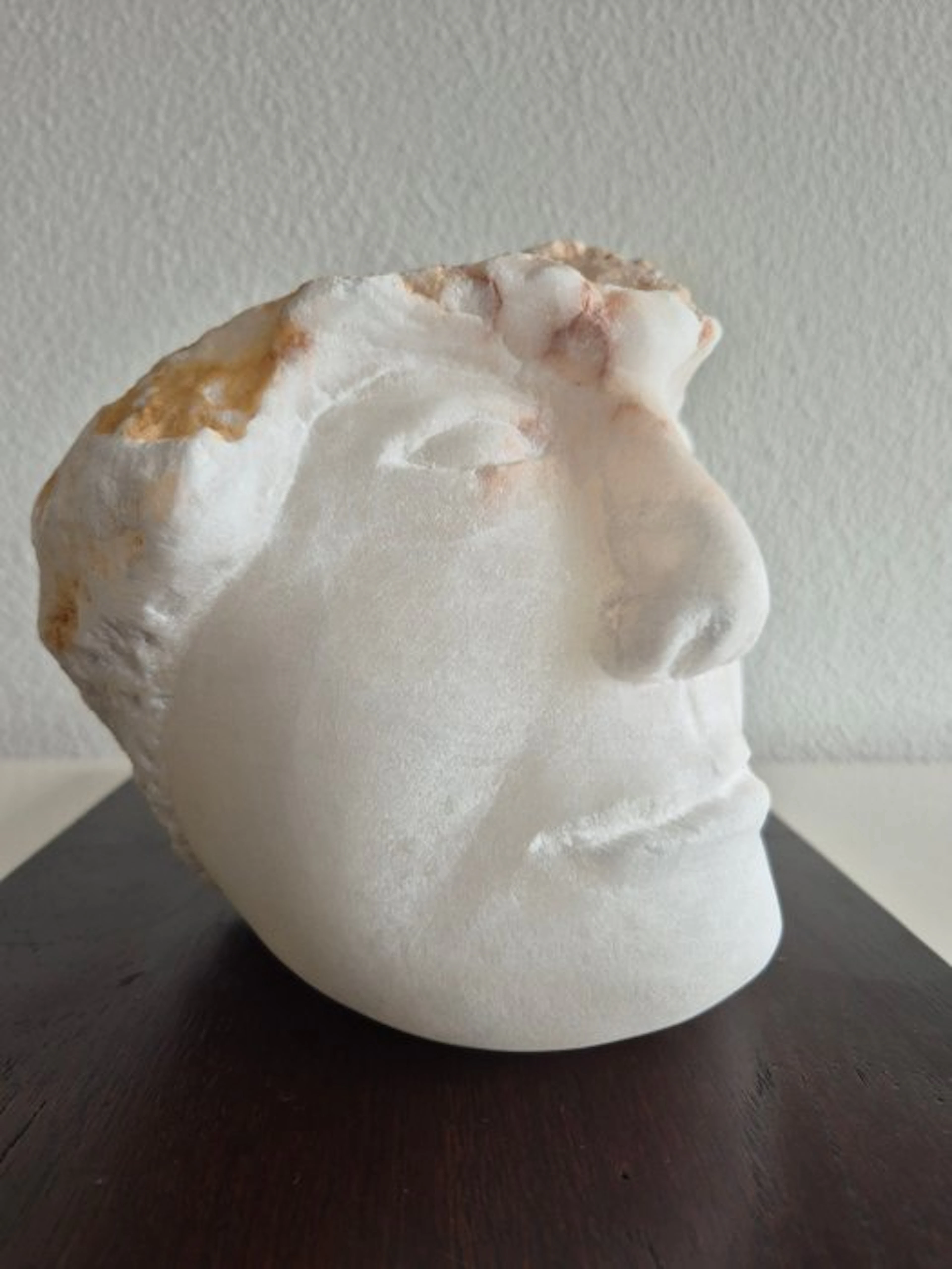 Head - Hoofd - (White) marble