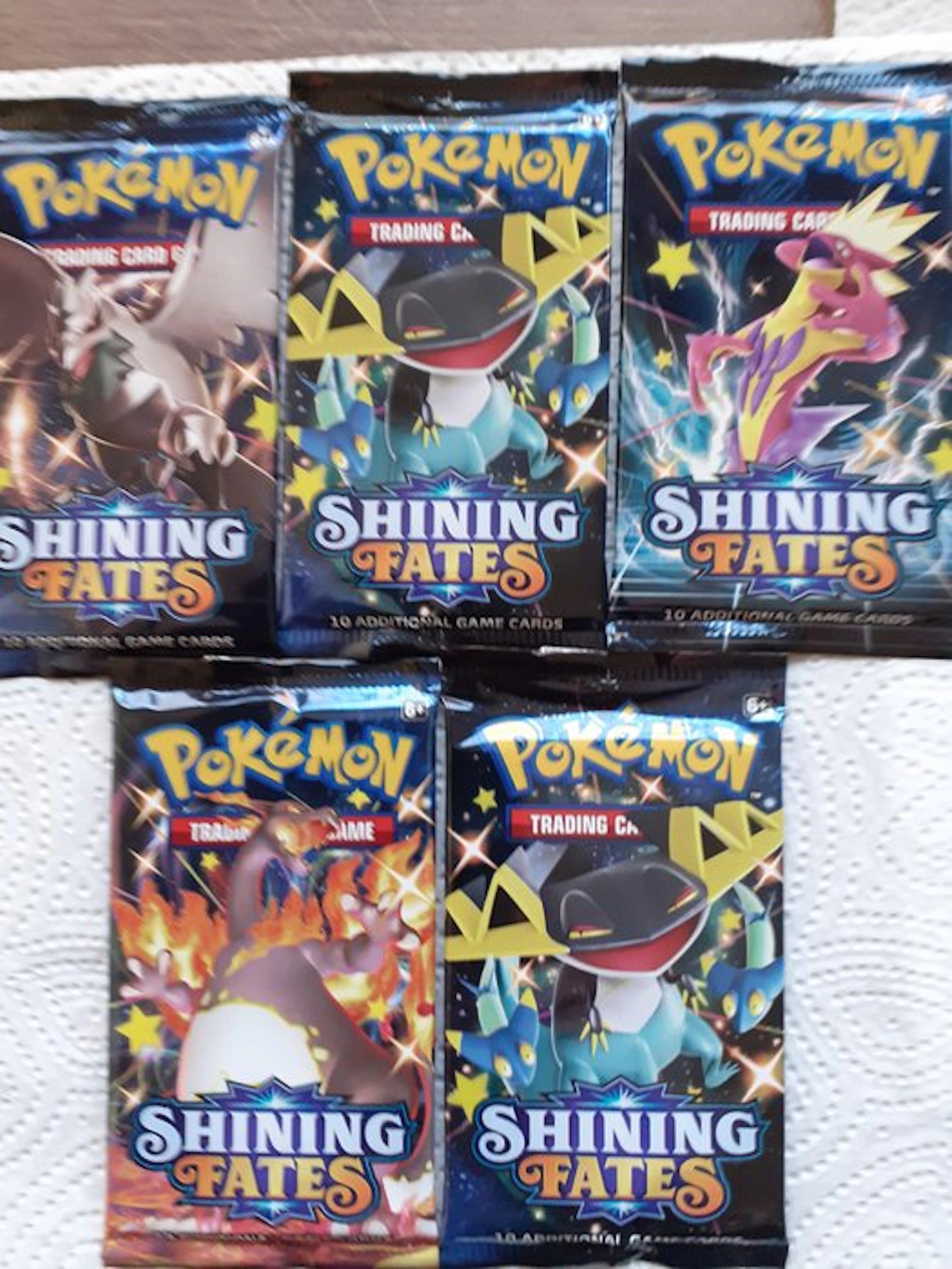 Pokémon - 5 Booster pack - Shining Fates - Sword & Shield - Shining Fates