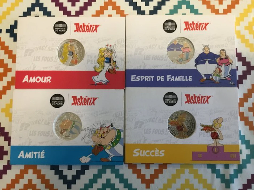 France. 50 Euro 2022 "Asterix" (4 coins)
