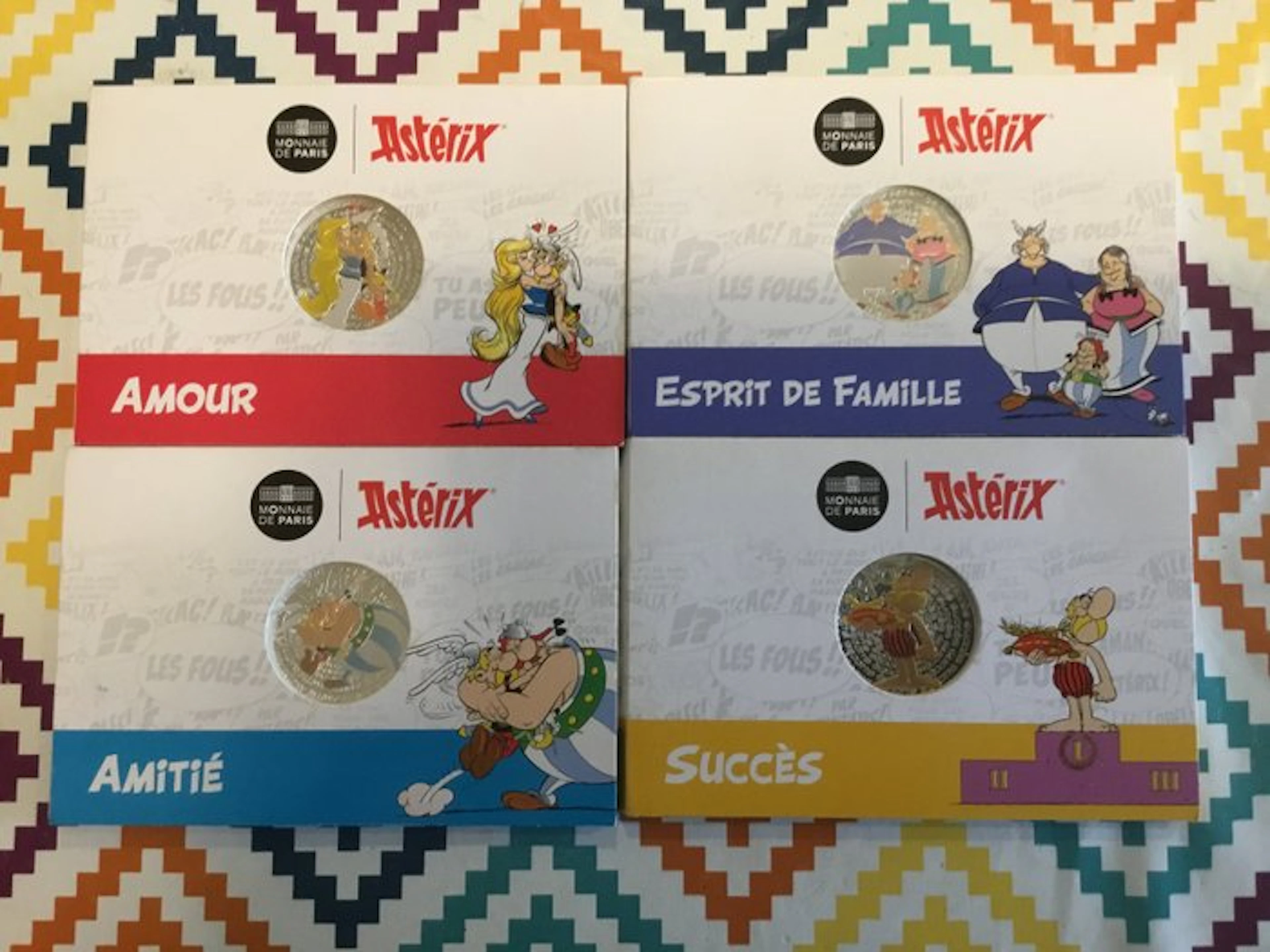 France. 50 Euro 2022 "Asterix" (4 coins)