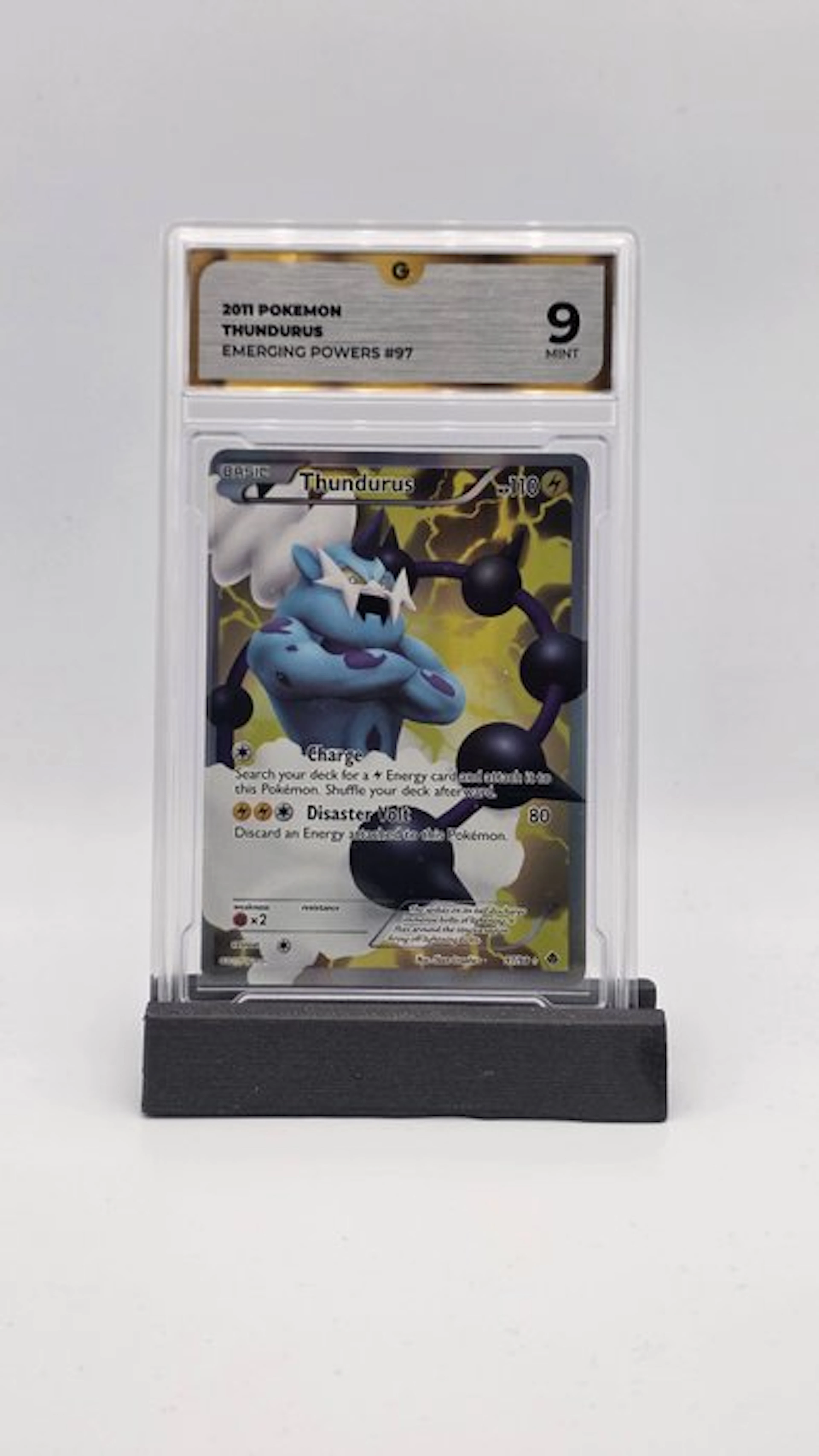 Pokémon - 1 Graded card - Thundurus 97 Foil