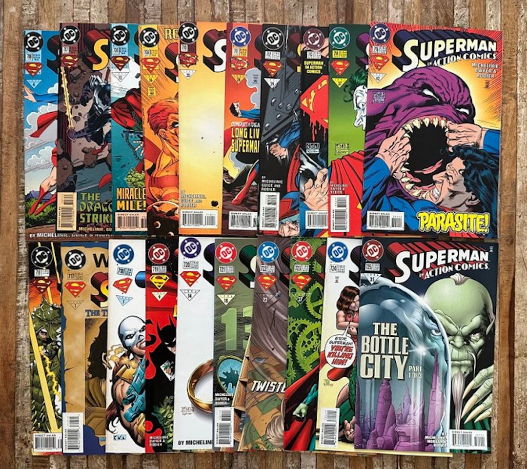 Action Comics #706 à #725 - NO RESERVE - 20 Comic...