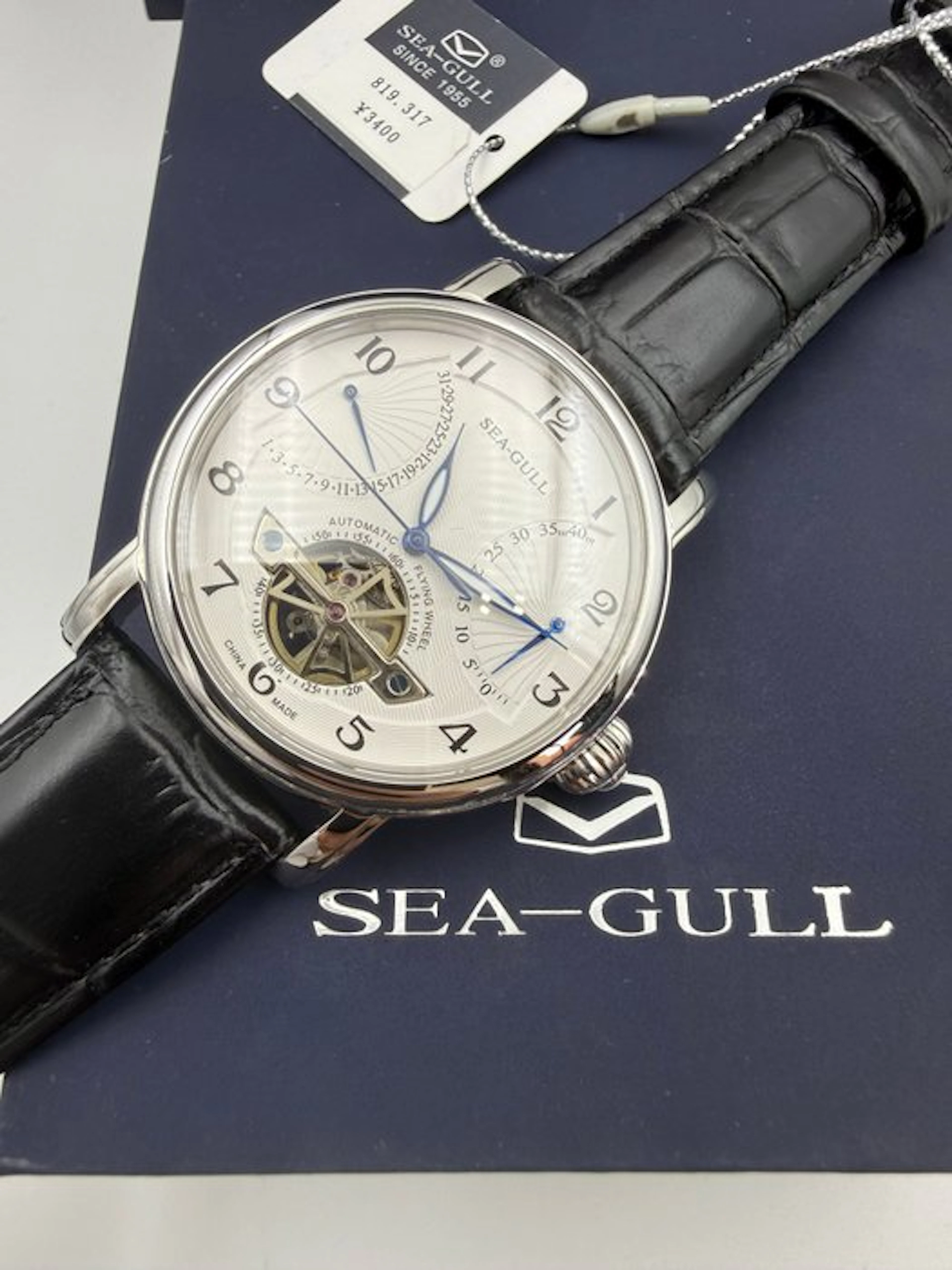 SEA-GULL - 819.317 Mechanical Flywheel Double Retrograde...