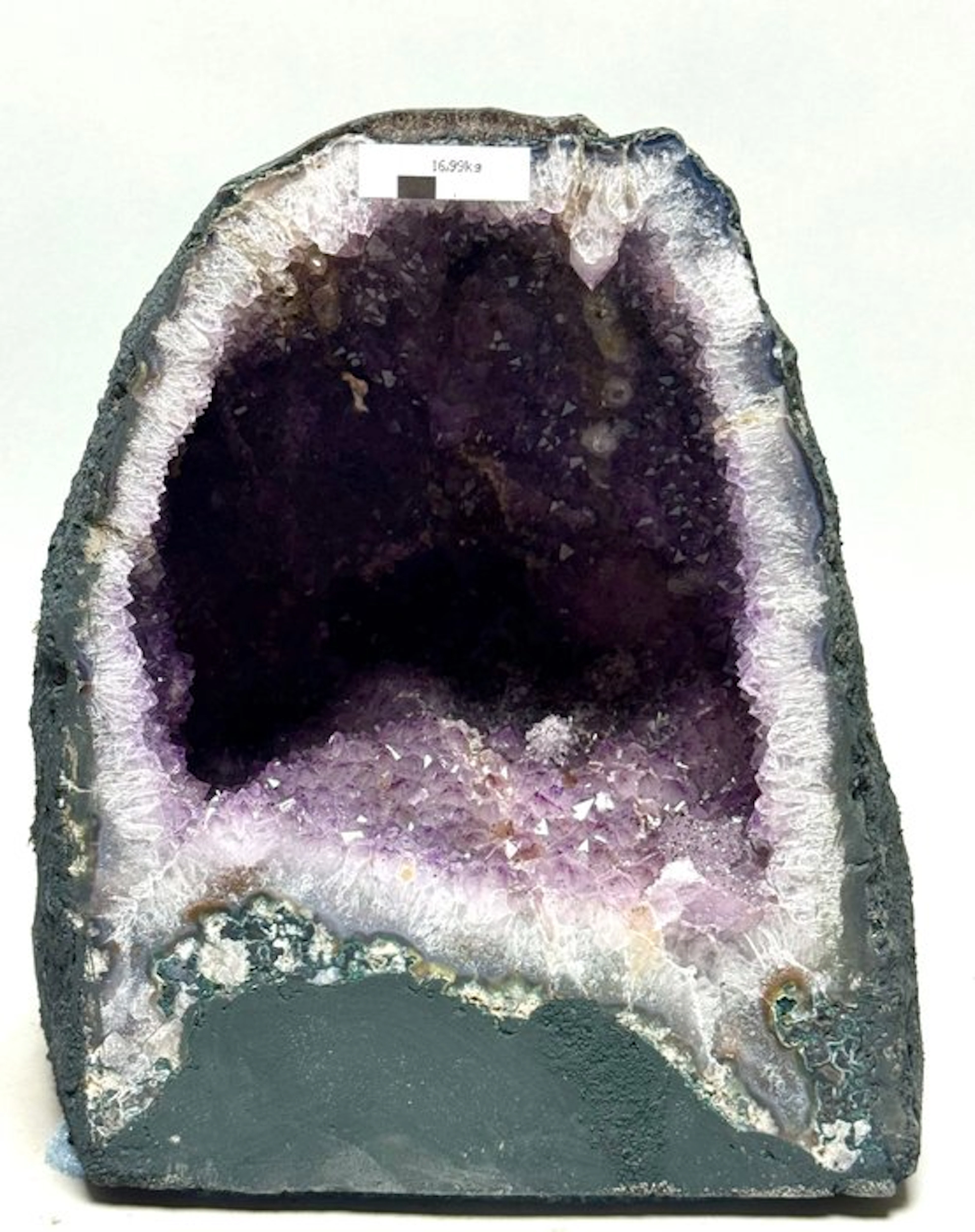 Amethyst Geode - No Reserve - Height: 26 cm - Width: 24 cm- 16.99 kg