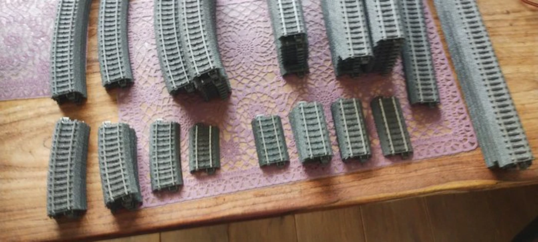 Märklin H0 - Model train tracks (67) - Integrated ballast bed