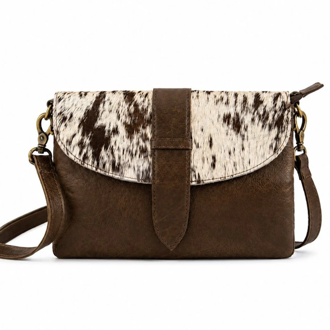 Borsa Artigianale in Cavallino Pony Hair & Vera Pelle di...