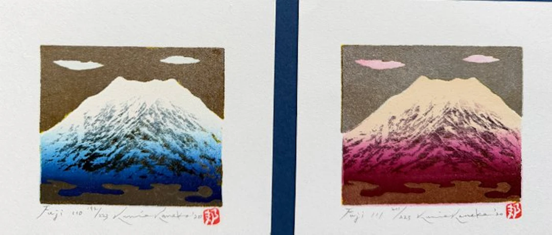 Fuji 110 & Fuji 111 - Signed and numbered by the artist