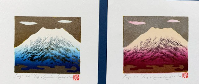 Fuji 110 & Fuji 111 - Signed and numbered by the artist
