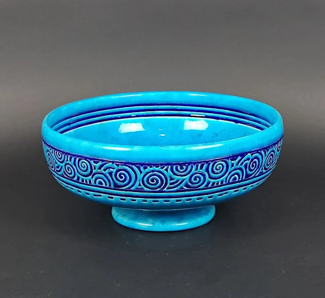 Longwy - Primavera - Dish - Art déco signé - Earthenware