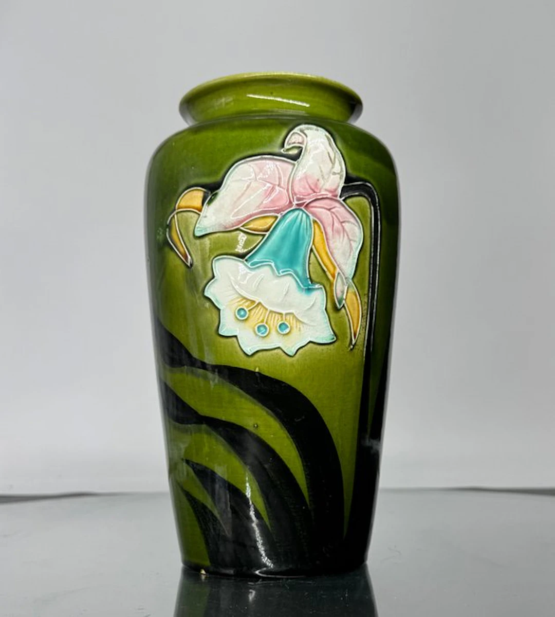 Vase - 307 - Earthenware - Barbotine vase