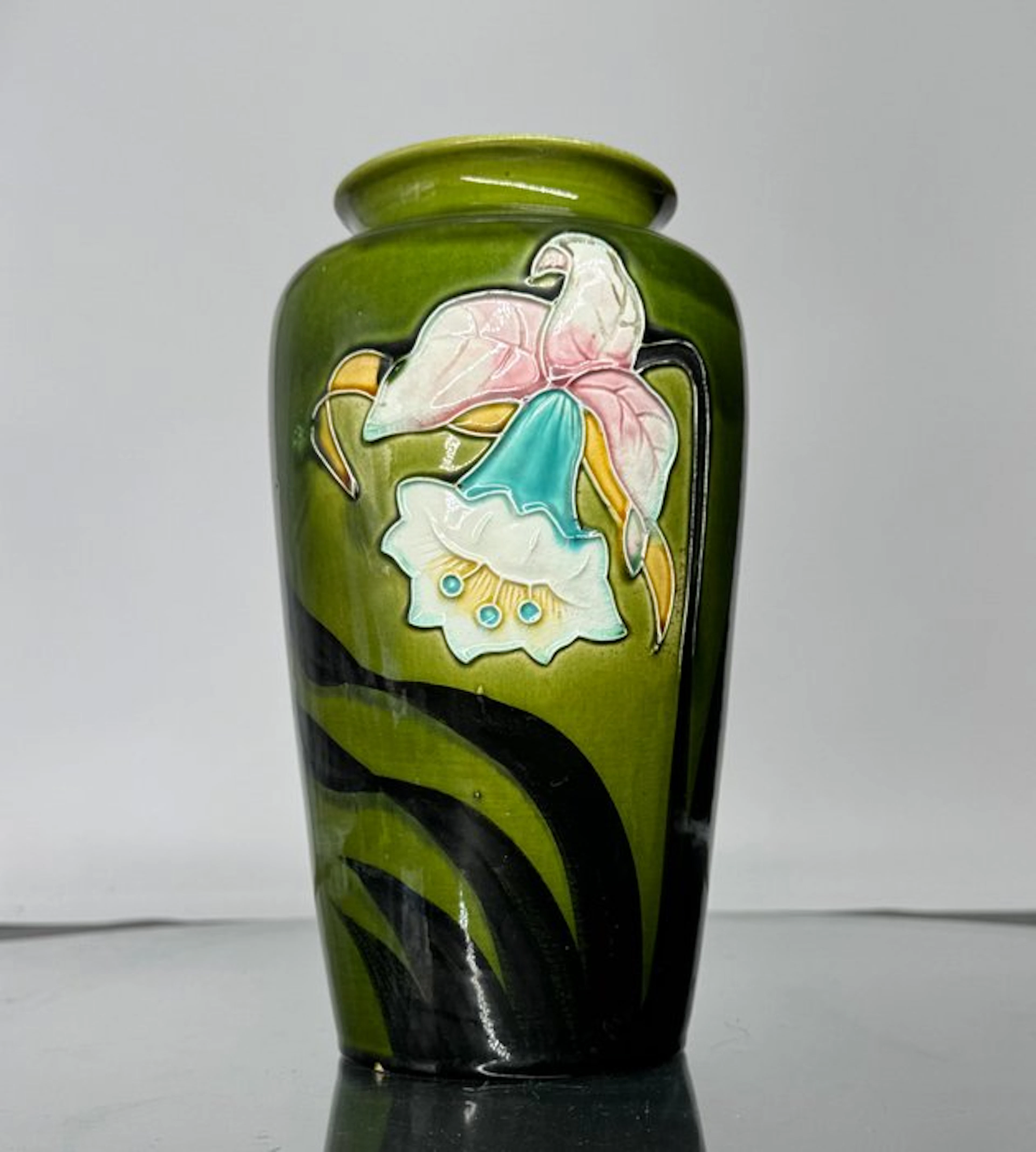 Vase - 307 - Earthenware - Barbotine vase