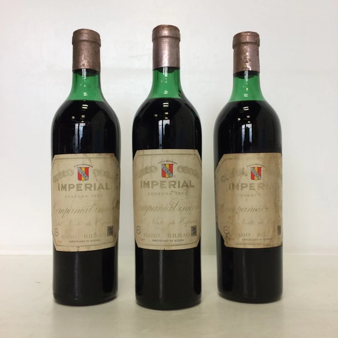 1953 C.V.N.E. Imperial - Rioja Reserva - 3 Bottles (0.75L)