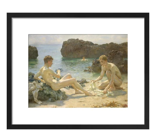 Henry Scott Tuke RA - “The Sunbathers”.