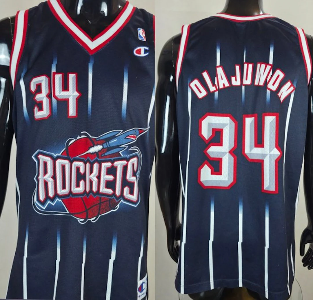 Houston Rockets - NBA Basketbal - Hakeem Olajuwon - 1995 - Basketball jersey