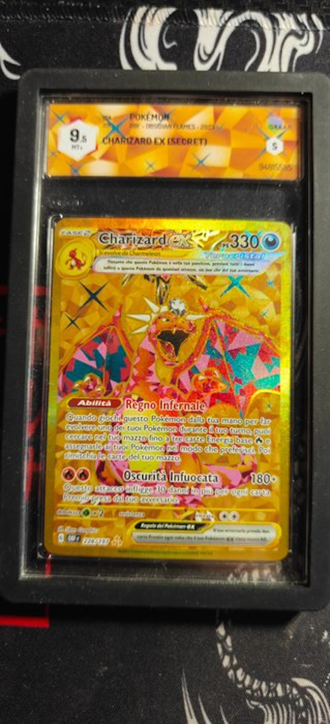 Pokémon - 1 Graded card - Pokémon - Charizard 172/163 Full art