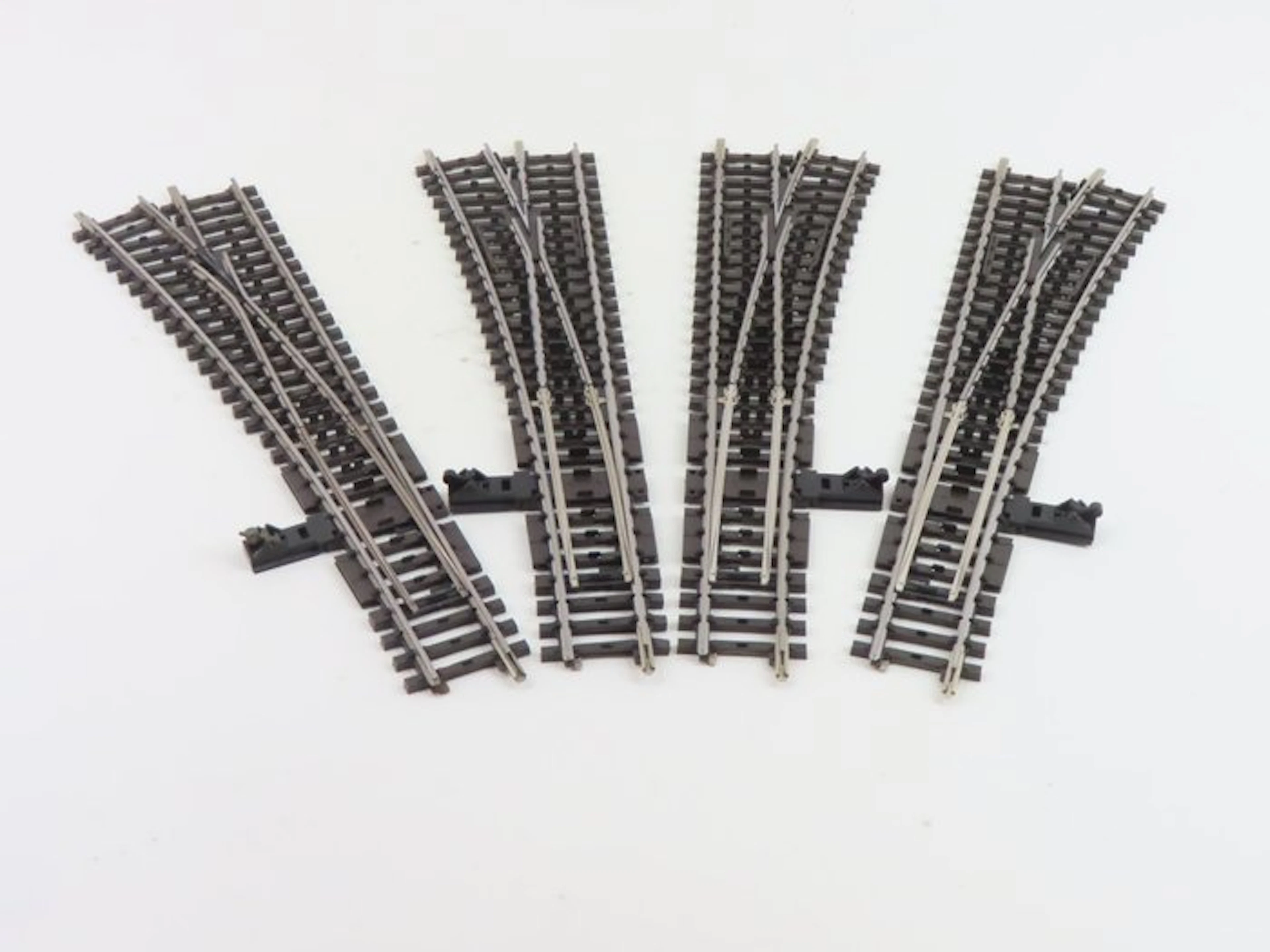 Märklin H0 - 22716/22715 - Model train tracks (4) - 4 hand-operated switches