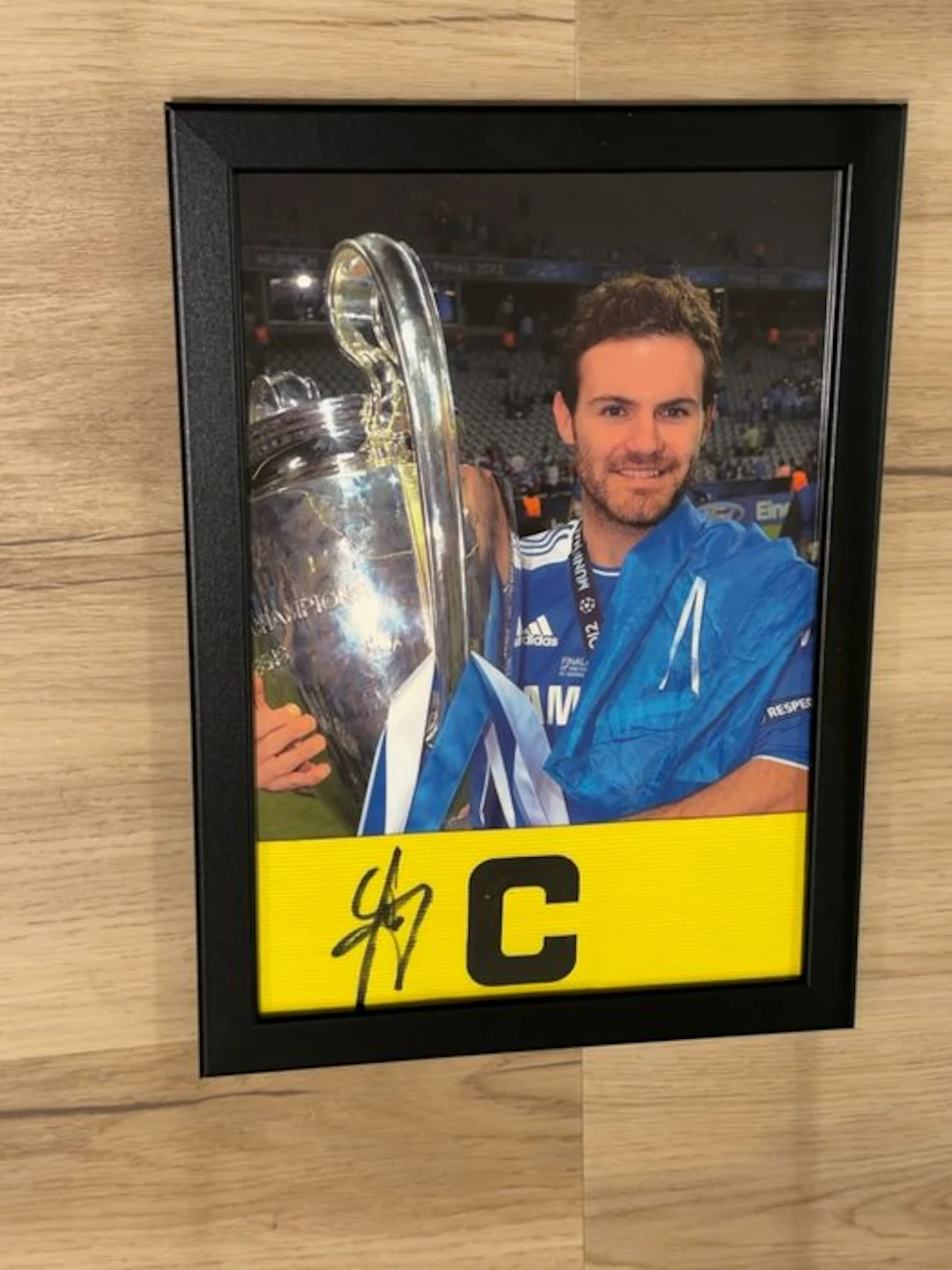 Chelsea - English Football League - Juan Mata - Captain's armband, Framed