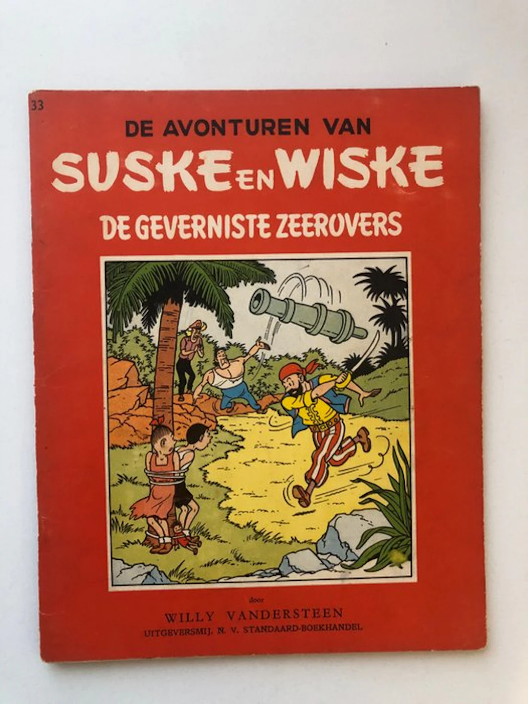 Suske en Wiske RV-33 - De geverniste zeerovers - 1 Album - First edition - 1958