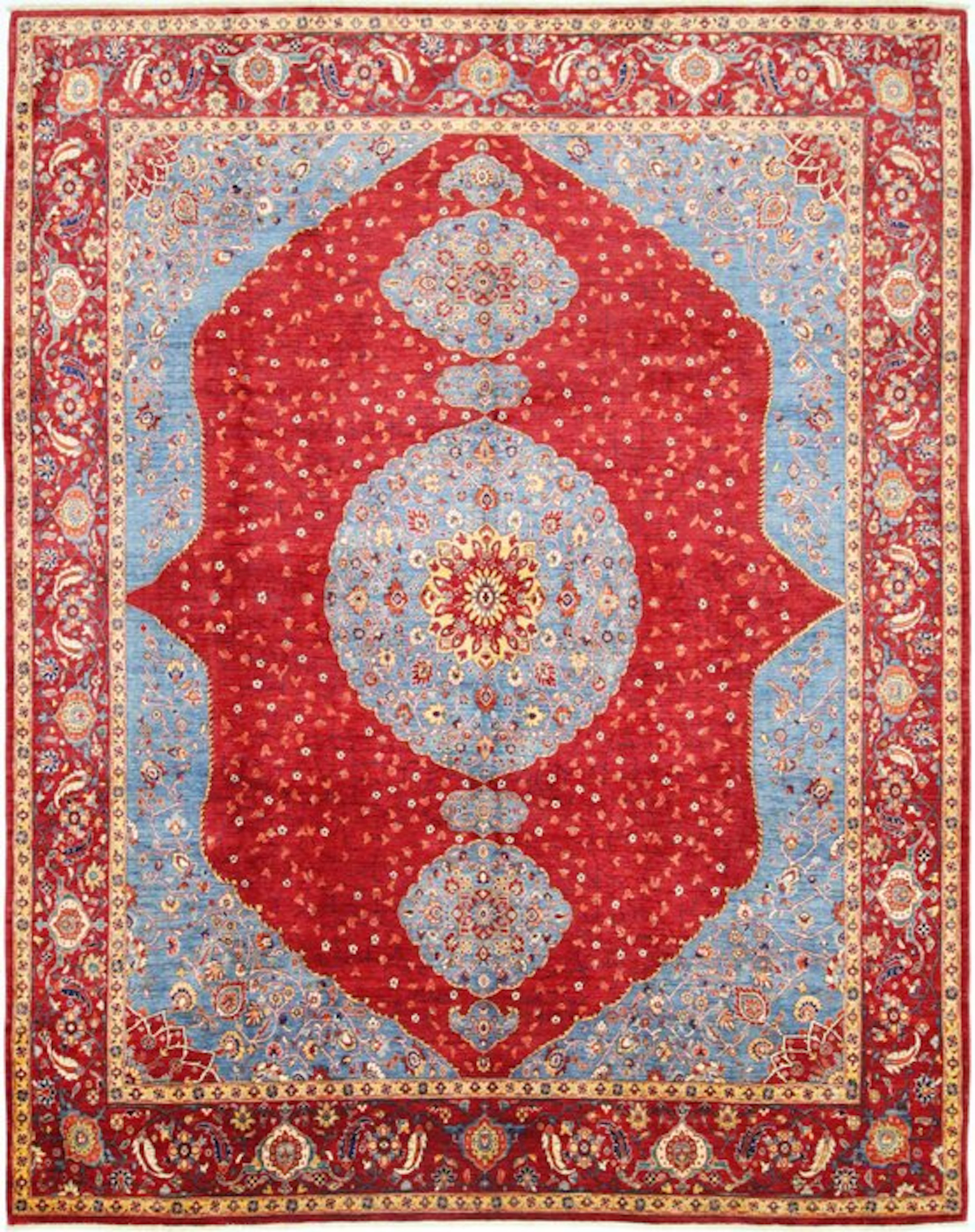 Hand-knotted rug