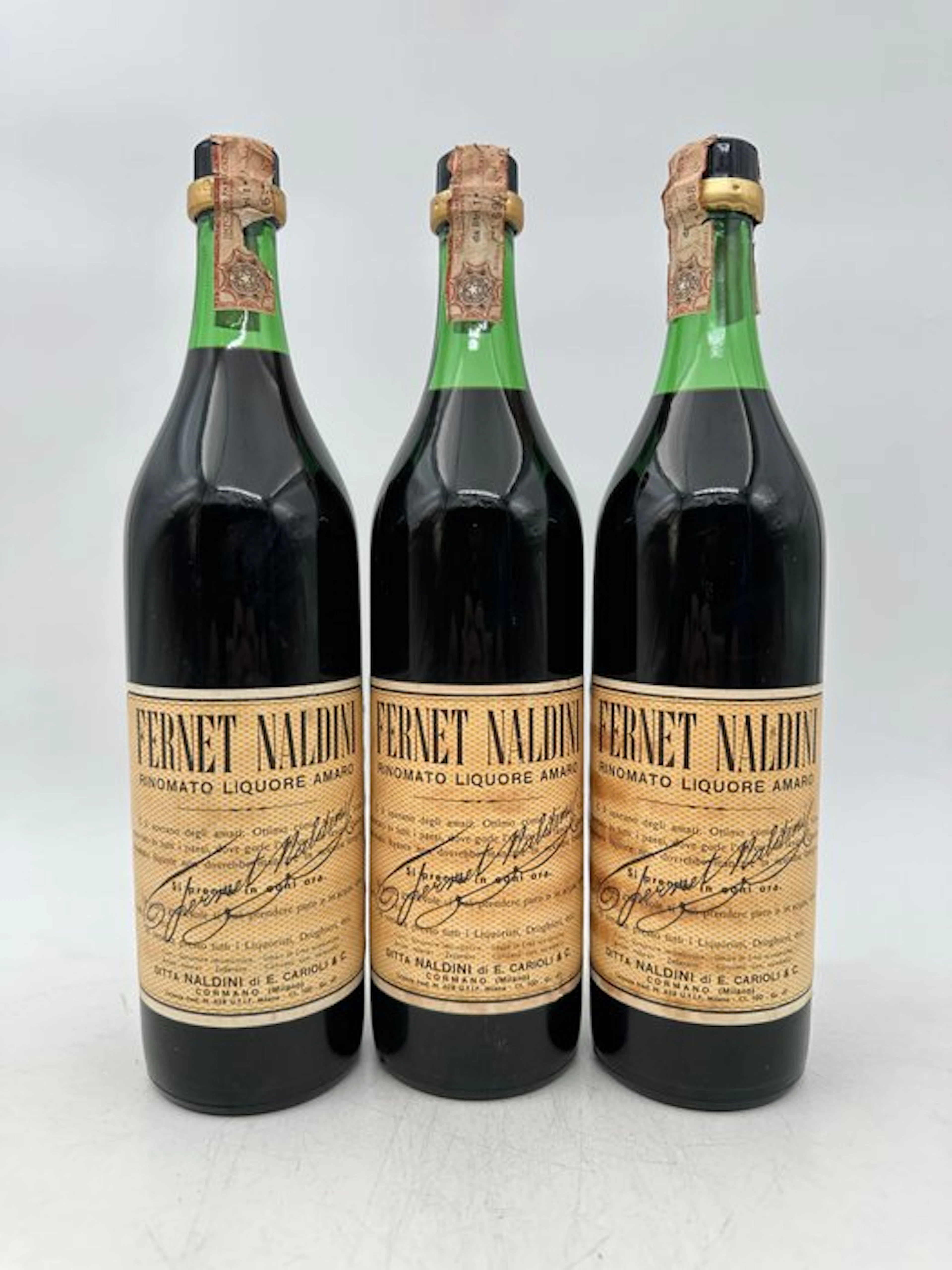 Naldini - Fernet-Naldini - b. 1970s - 100cl - 3 bottles