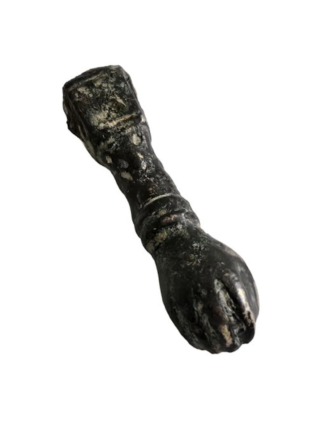 Ancient Roman Bronze Hand Fragment Holding a Sphere