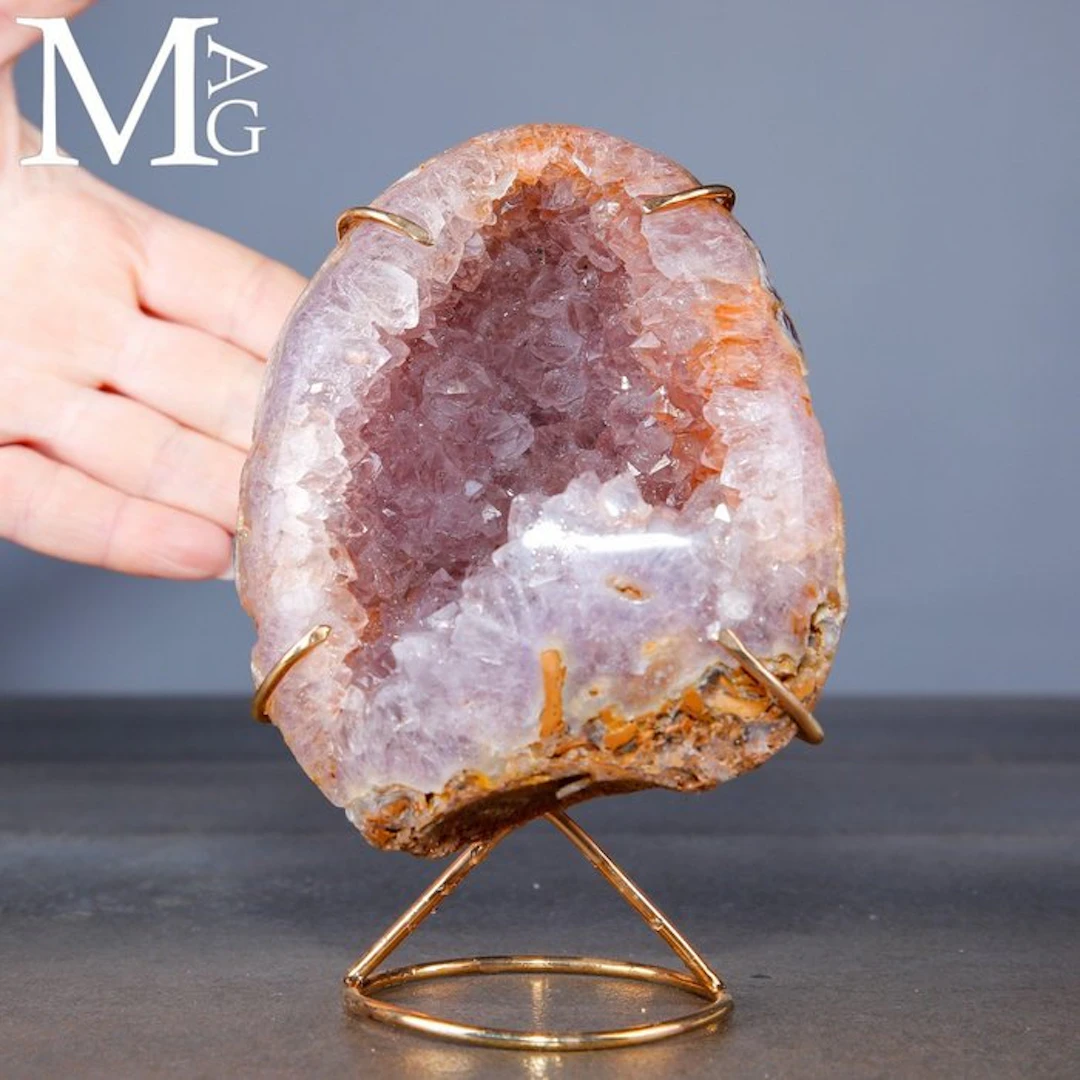 Natural Mineral Geode with Wonderful Inner...
