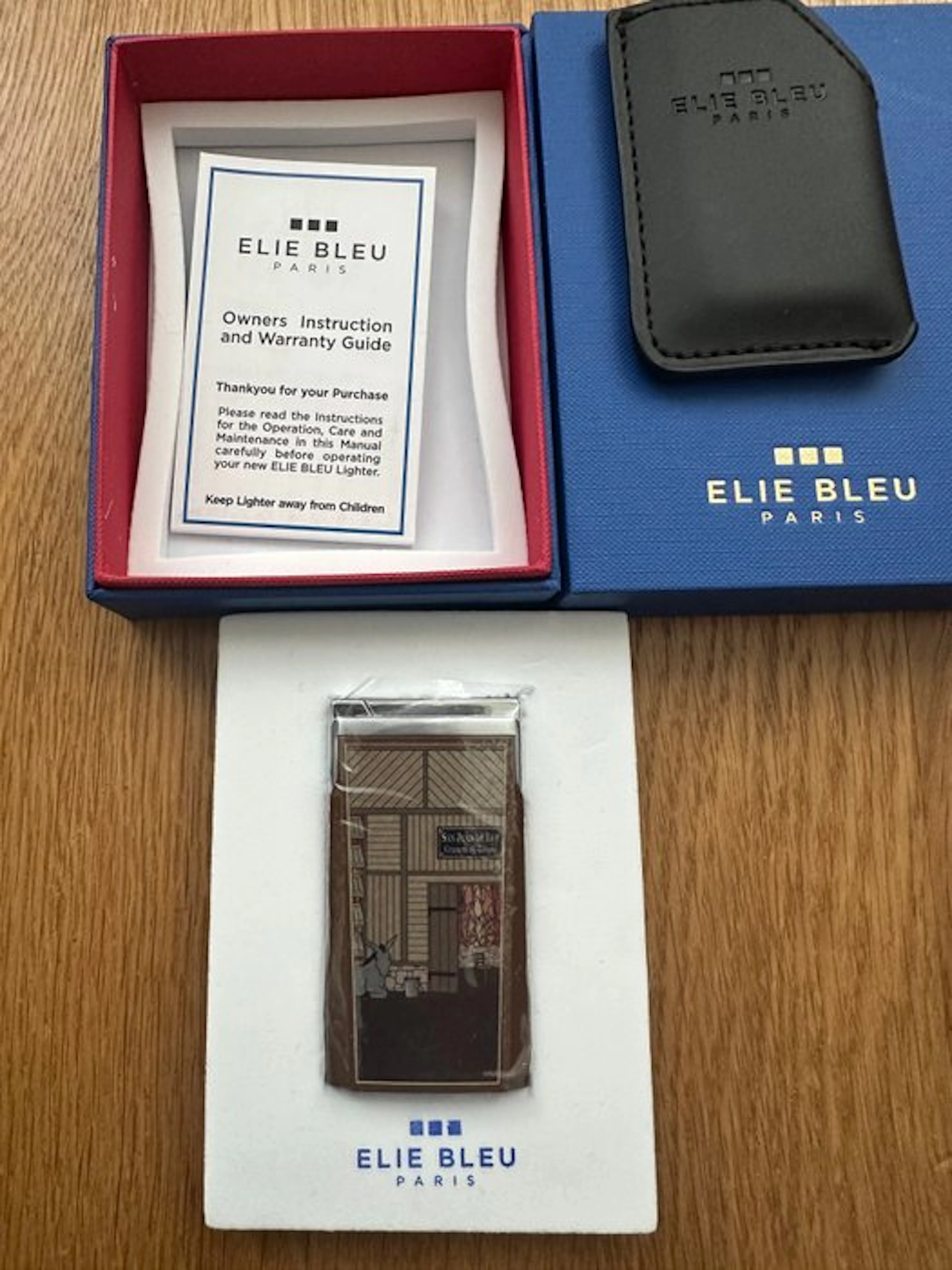 Elie Bleu - "J15" - CASA CUBANA LACQUER POCKET LIGHTER - SECADERO