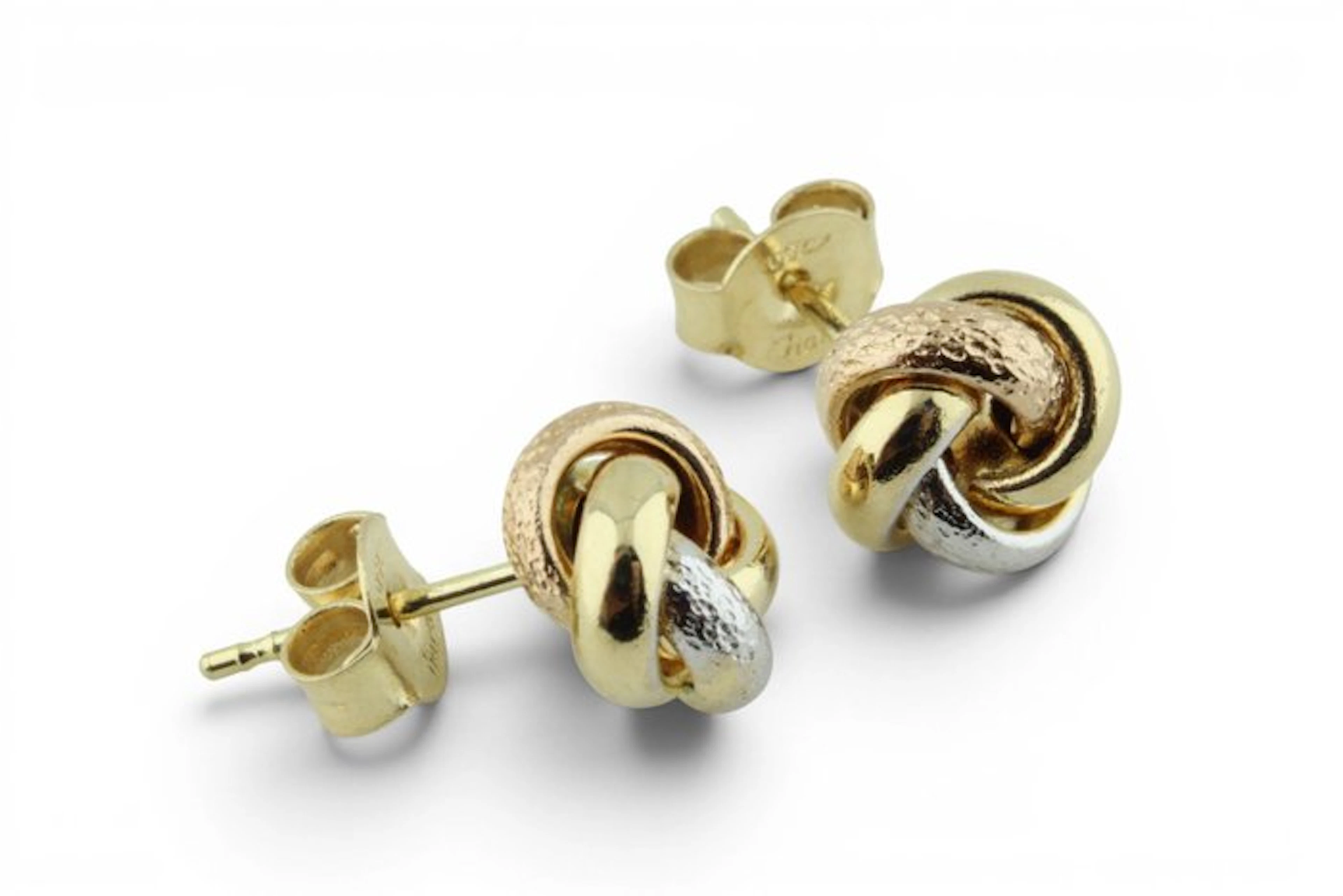 No reserve price - Earrings - 18 kt. Yellow gold, White gold, Rose gold