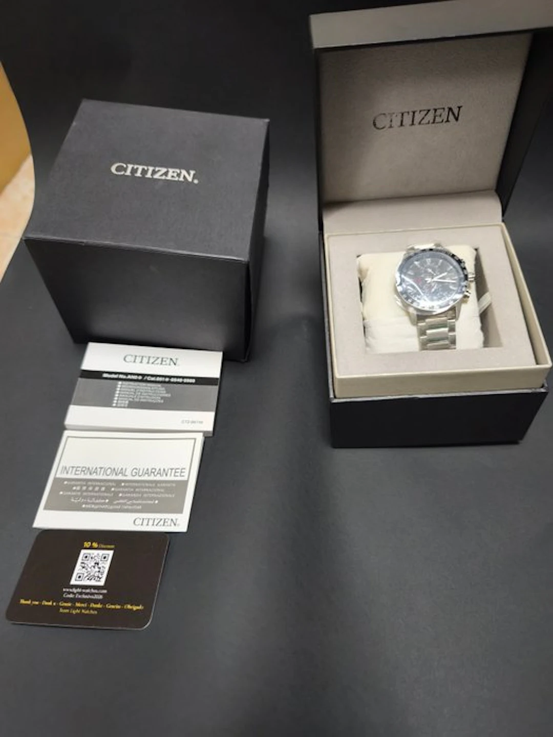 Citizen - Chronograph - Red - In-House Caliber...