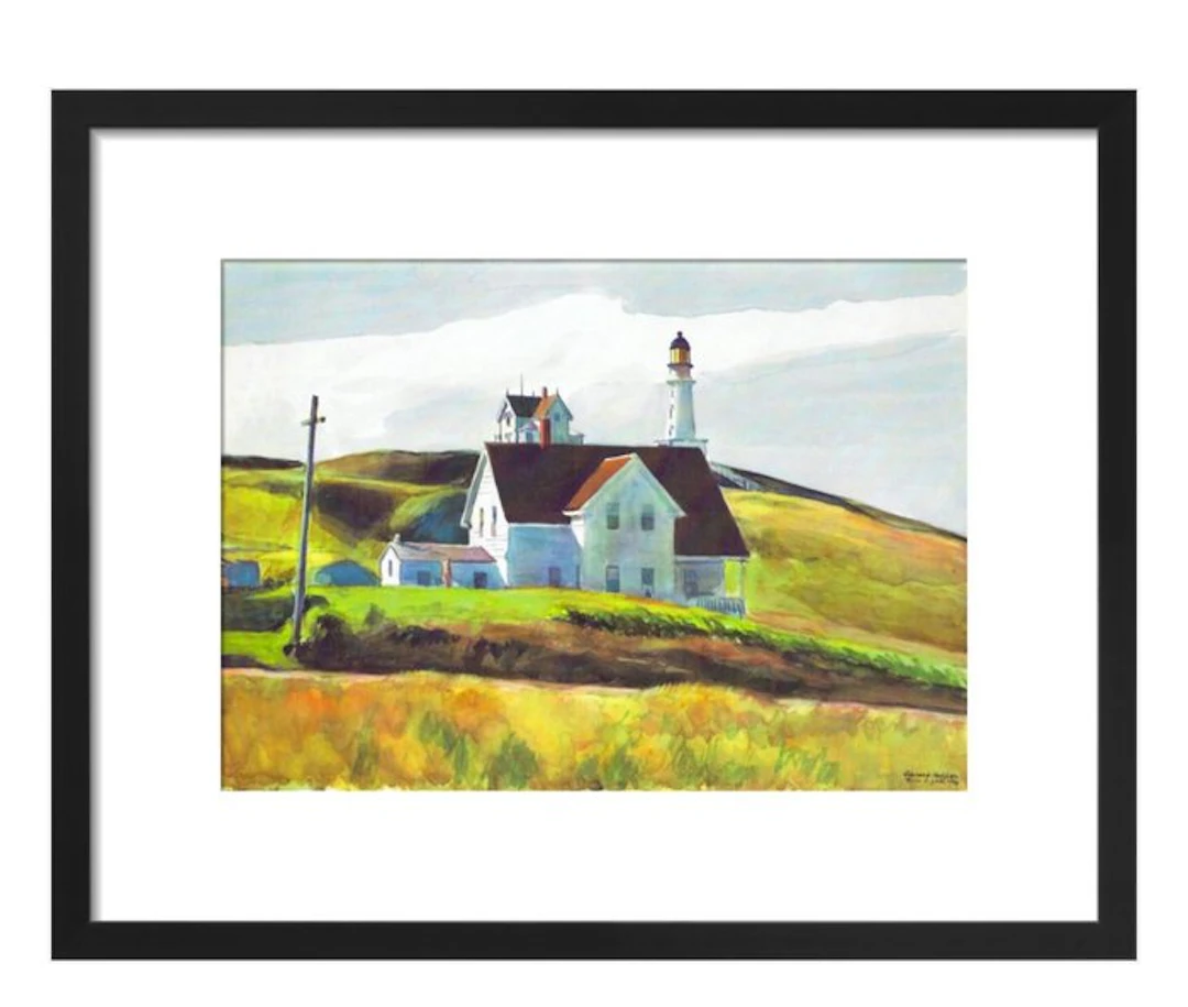 Edward Hopper (1882-1967) - “Hill and Houses