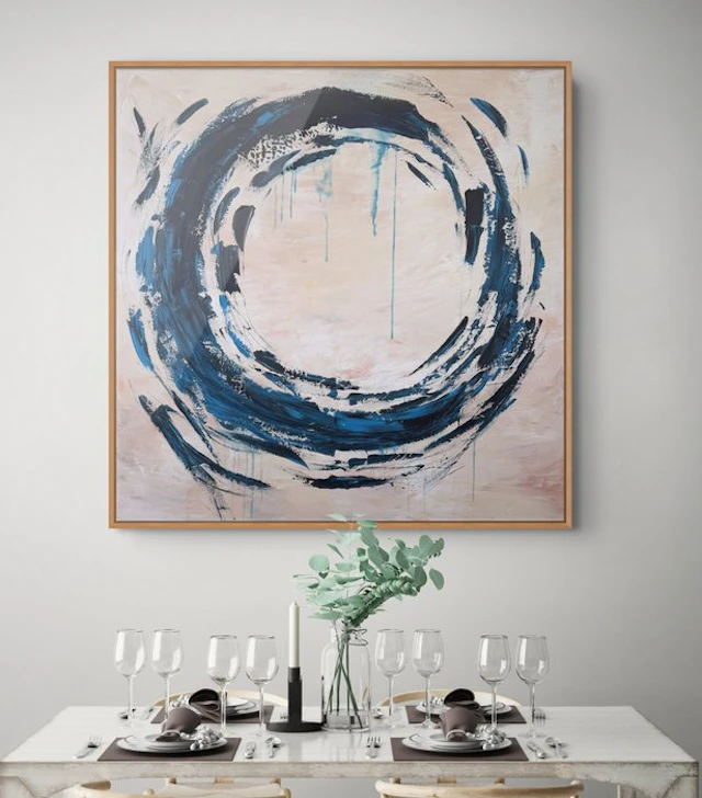 Irina Morisch - Cicle of life Nr.5 - XXL square original abstract artwork-