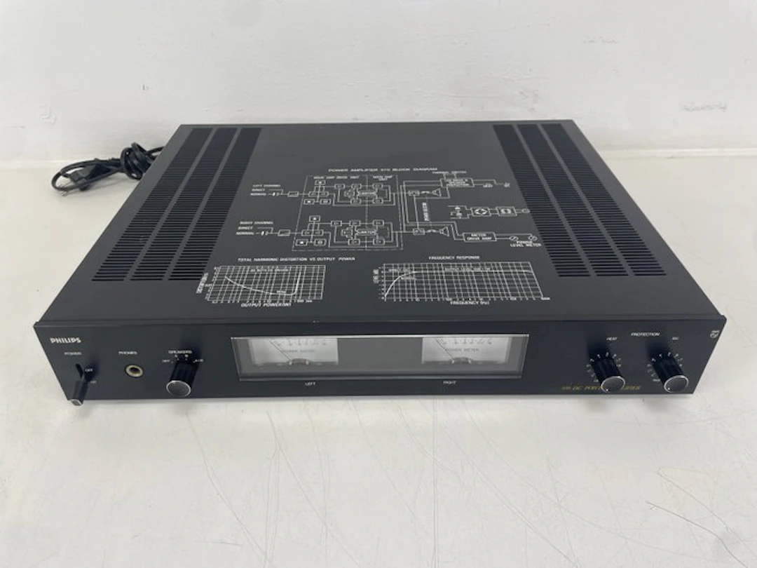 Philips - 370 DC 'Slimline direct-coupled DC' Solid state power amplifier