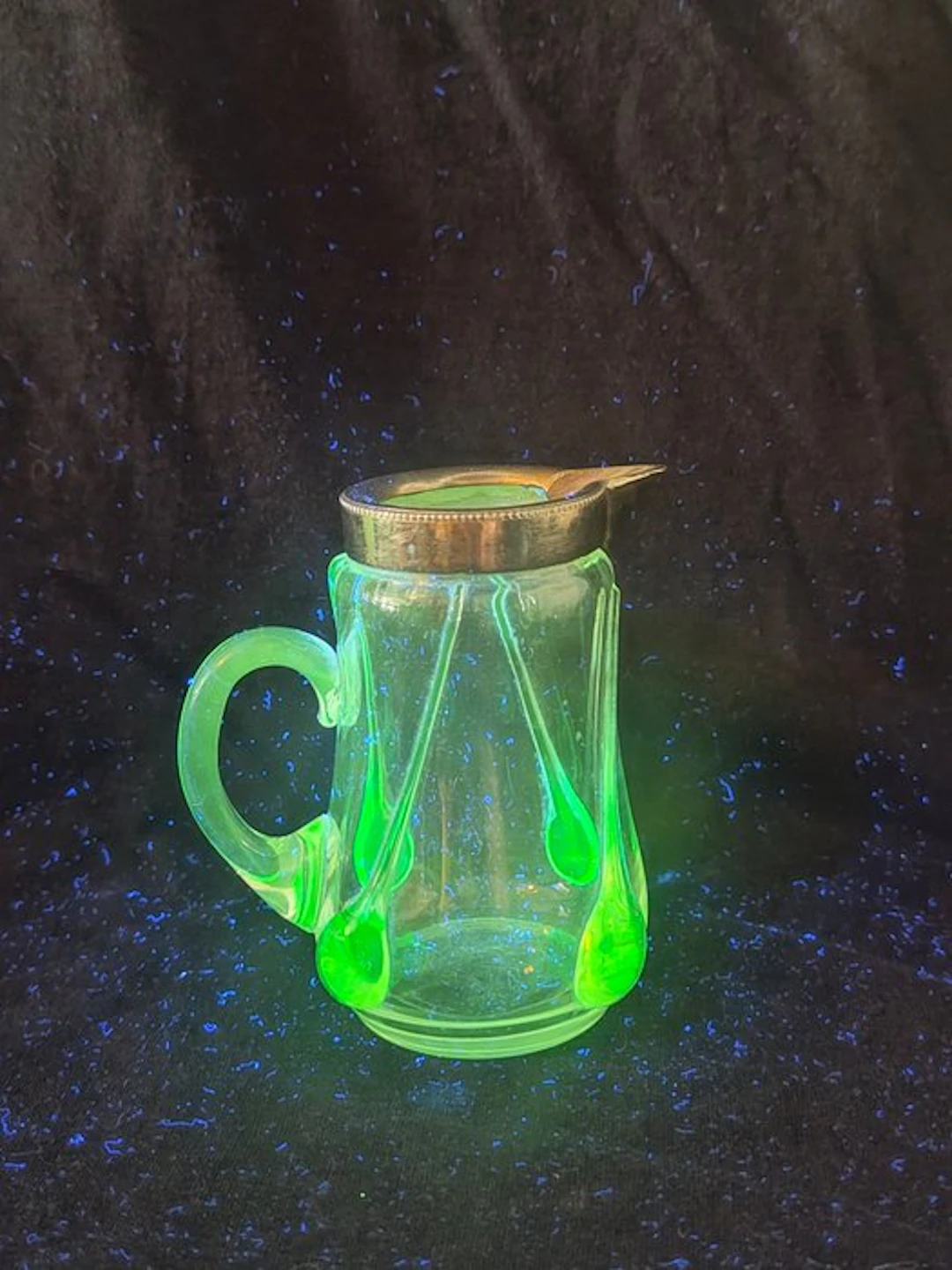 Milk jug - Uranium glass