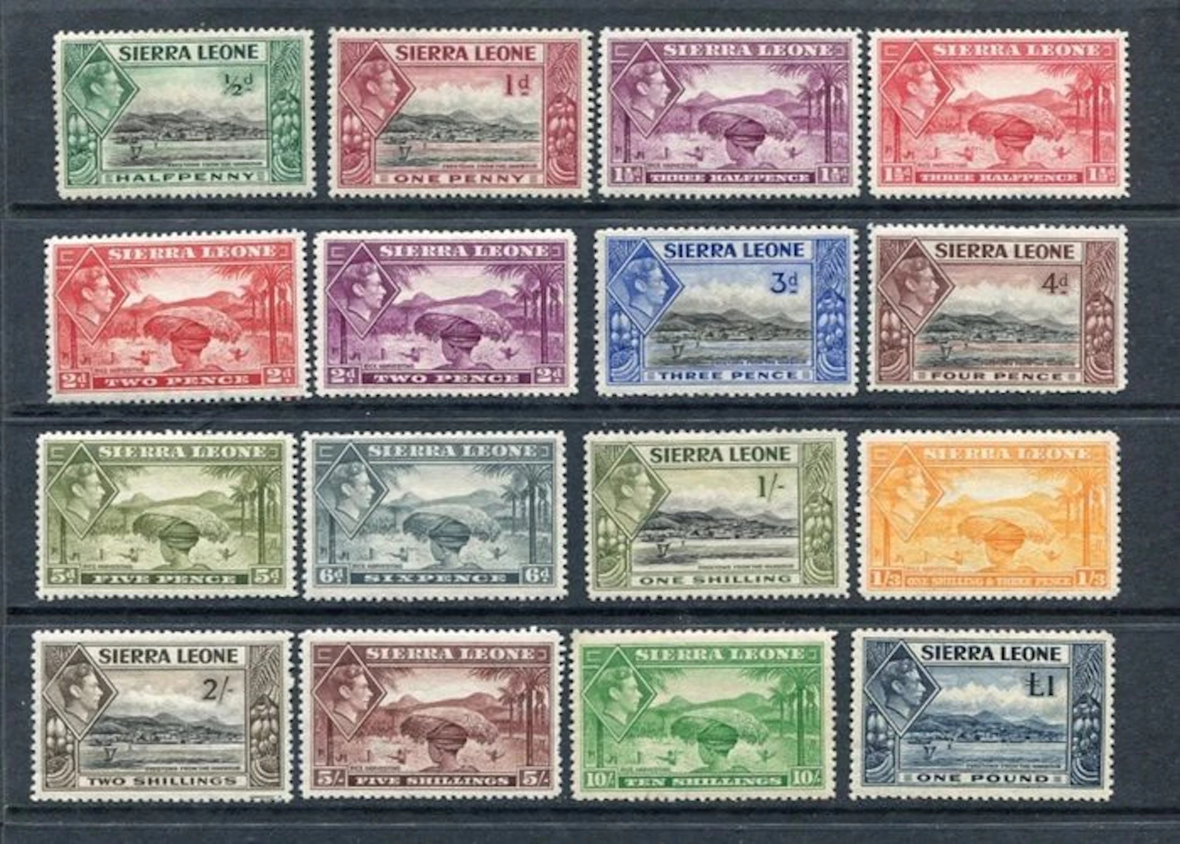 British Commonwealth - Sierra Leone 1938/1944 - Complete...
