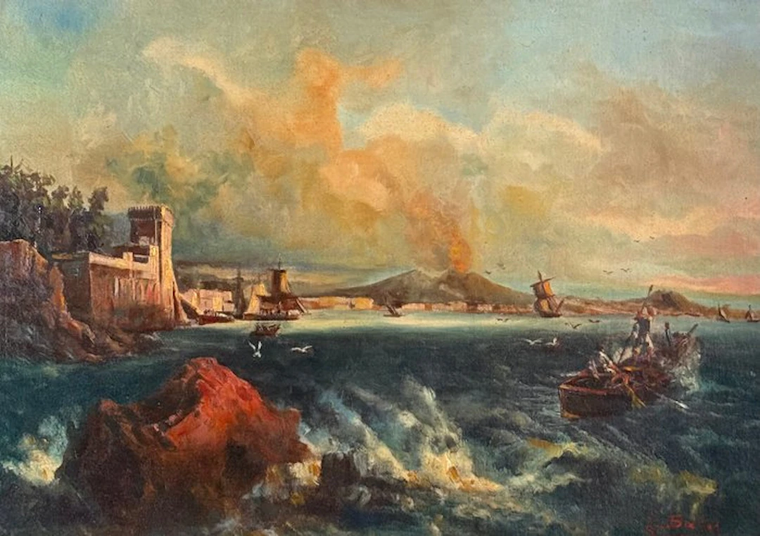 Scuola italiana (XIX-XX) - Marina di Napoli