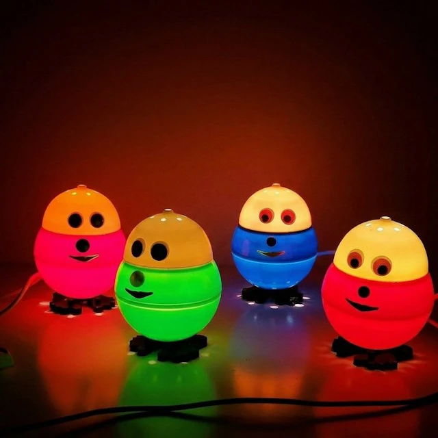 Targetti Sankey - Table lamp (4) - Little man, extraterrestrial - plastic - UFO