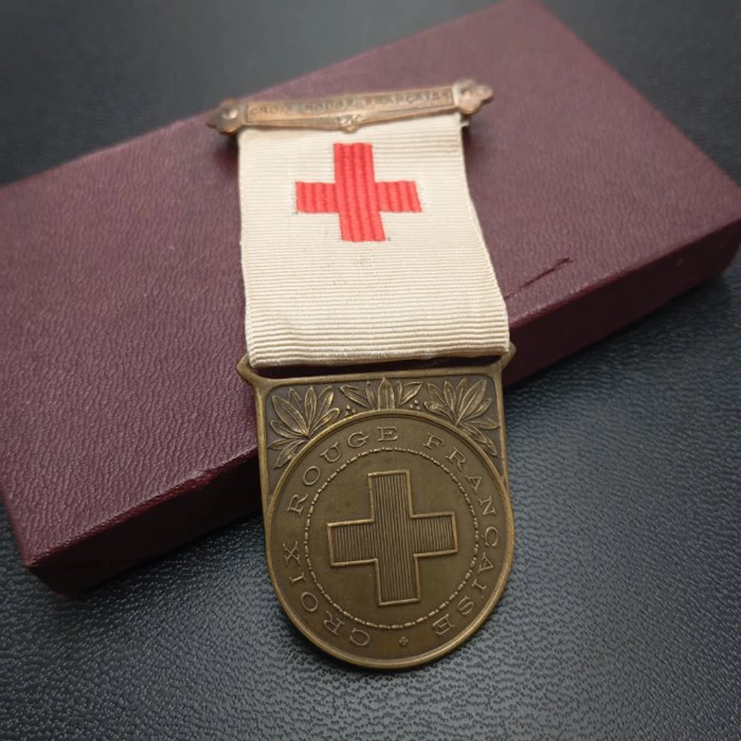 France - Medal - Médaille récompense de la croix rouge française 14/18 - 1918