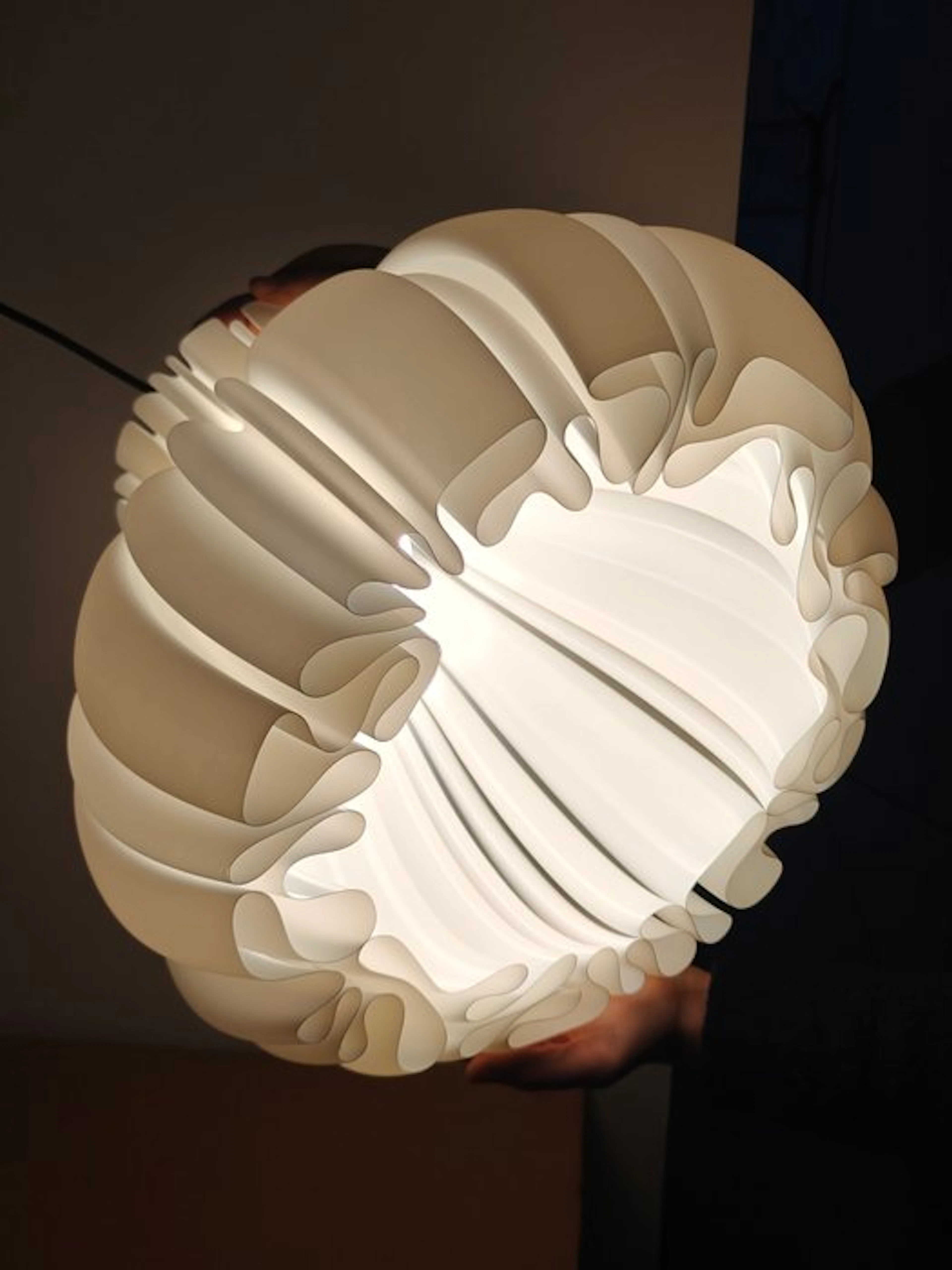 Lumovim - Hanging lamp - Santorini Mega - Biopolymer