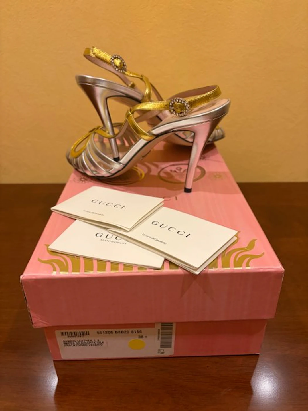 Gucci - Heeled sandals - Size: EU 38 - New in box