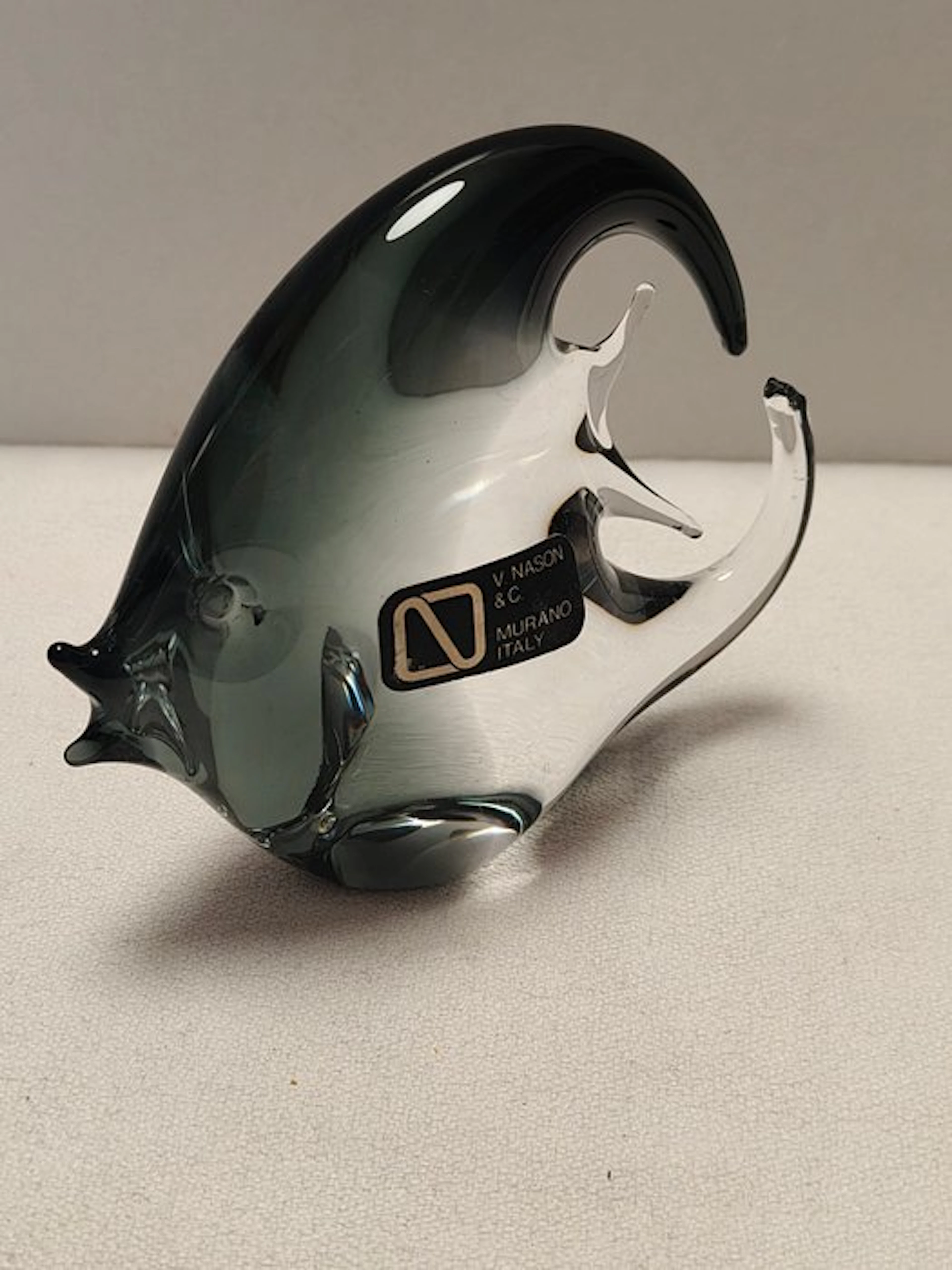 V.Nason&C. - Sculpture, Pesce - 9.5 cm - Glass