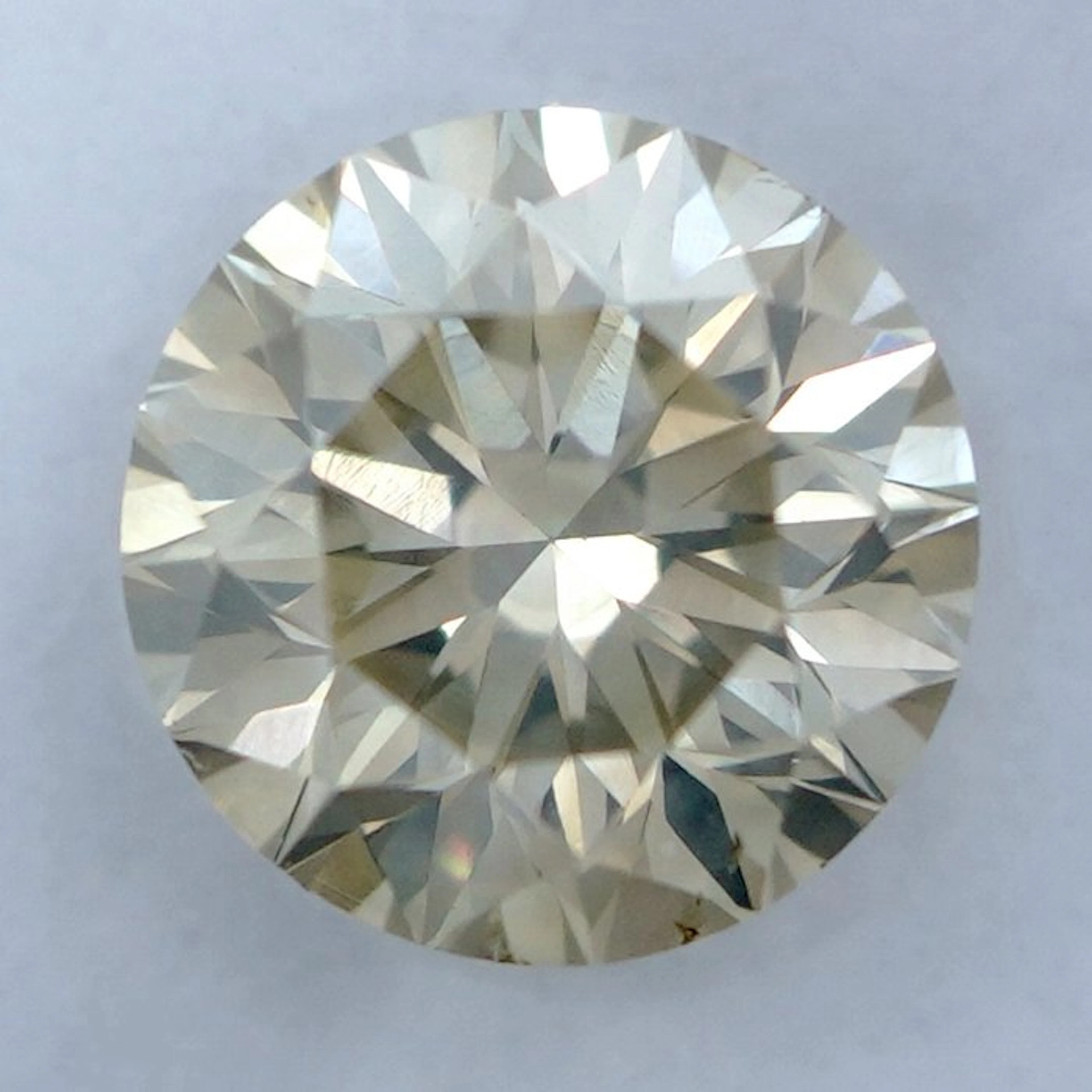 1 pcs Diamond (Natural coloured) - 1.01 ct - Round...