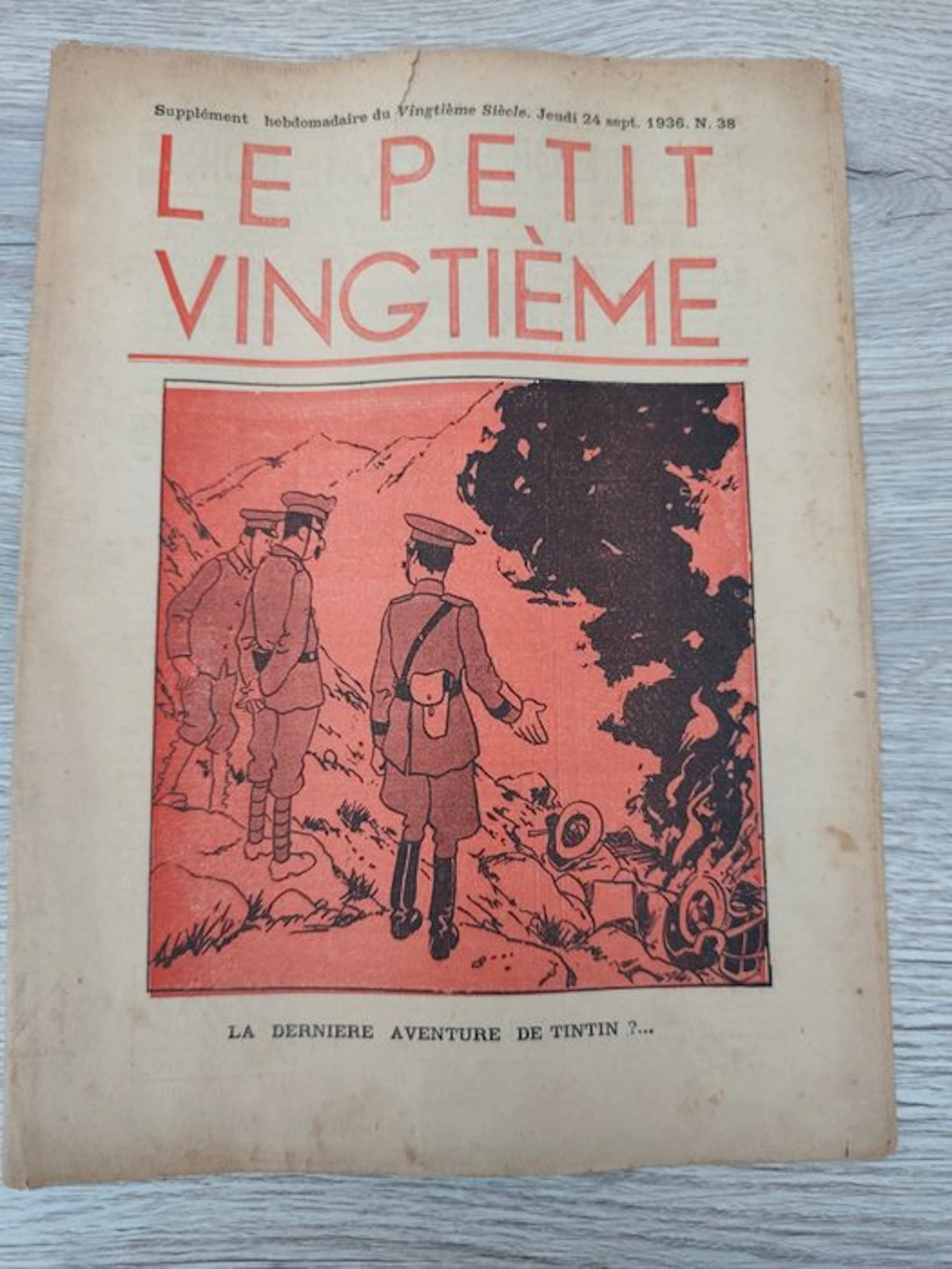 Tintin N. 38 - Le Petit Vingtième - 1 Number - First edition - 1936/1936