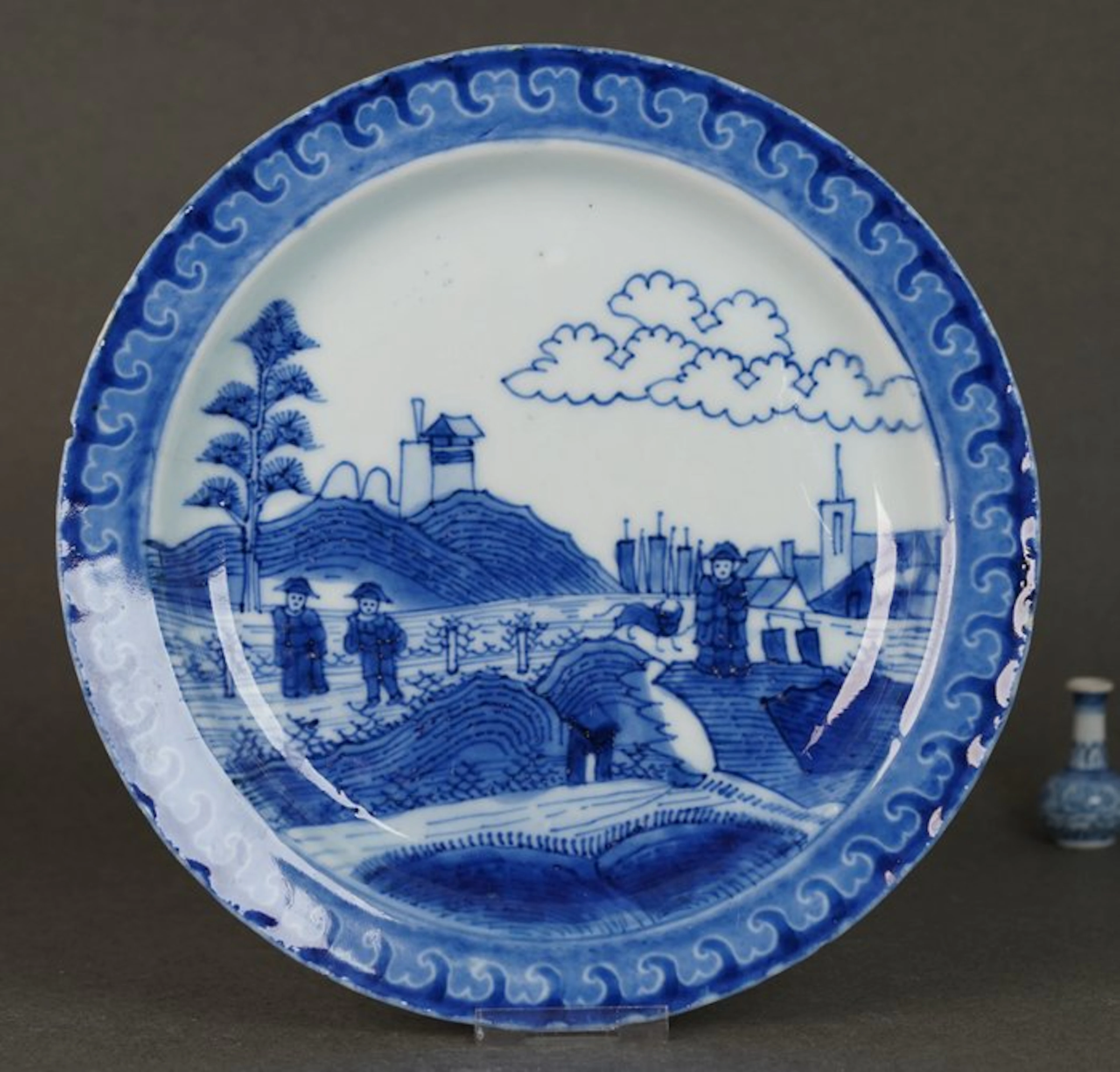 Kangxi (1662-1722) - Deshima Island or Scheveningen Plate