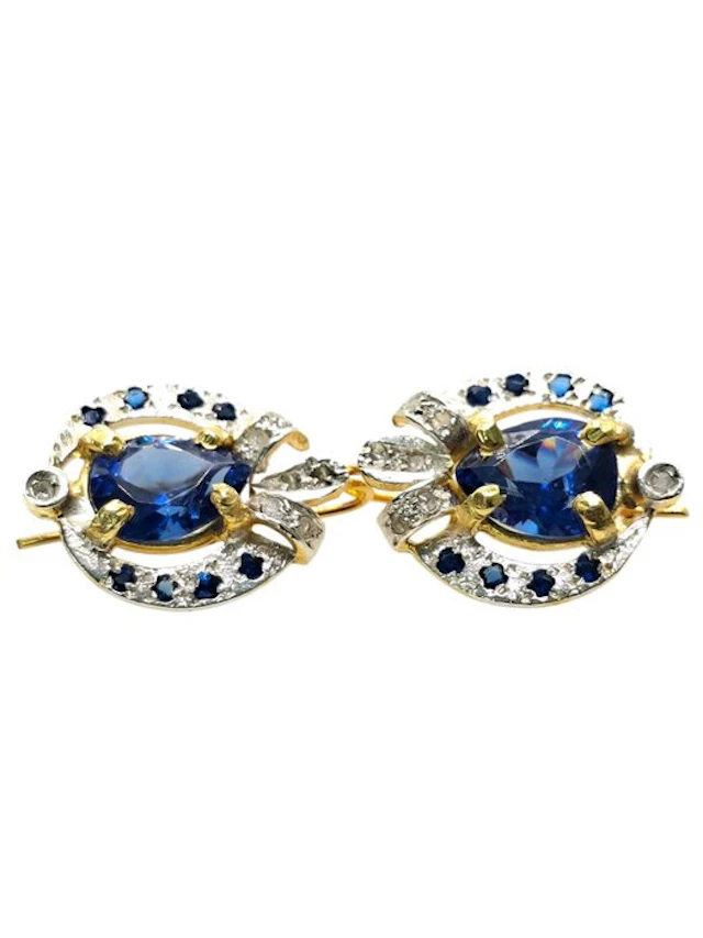 No reserve price - Earrings - 9 kt